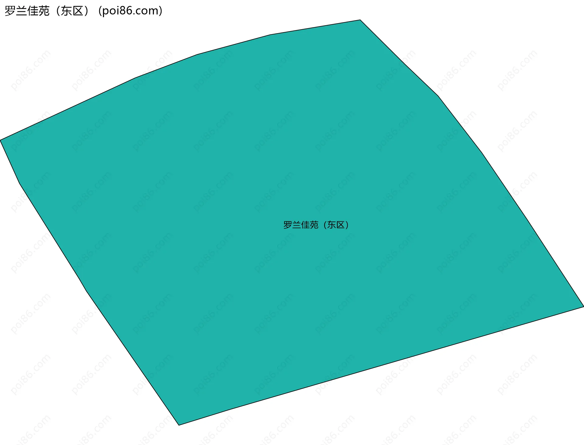 罗兰佳苑（东区）边界地图