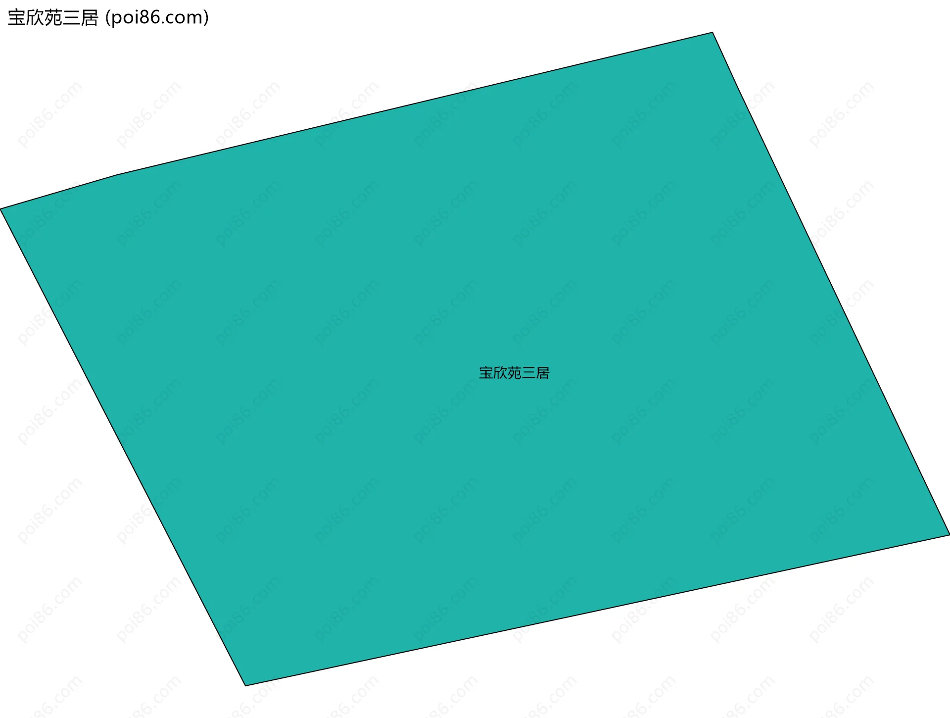 宝欣苑三居边界地图