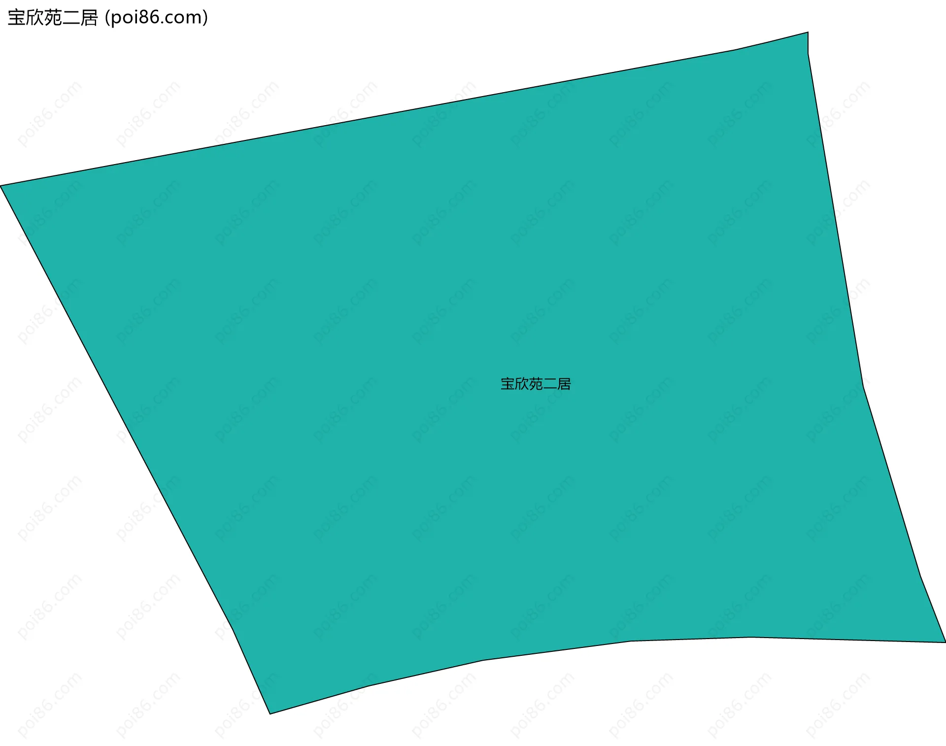 宝欣苑二居边界地图