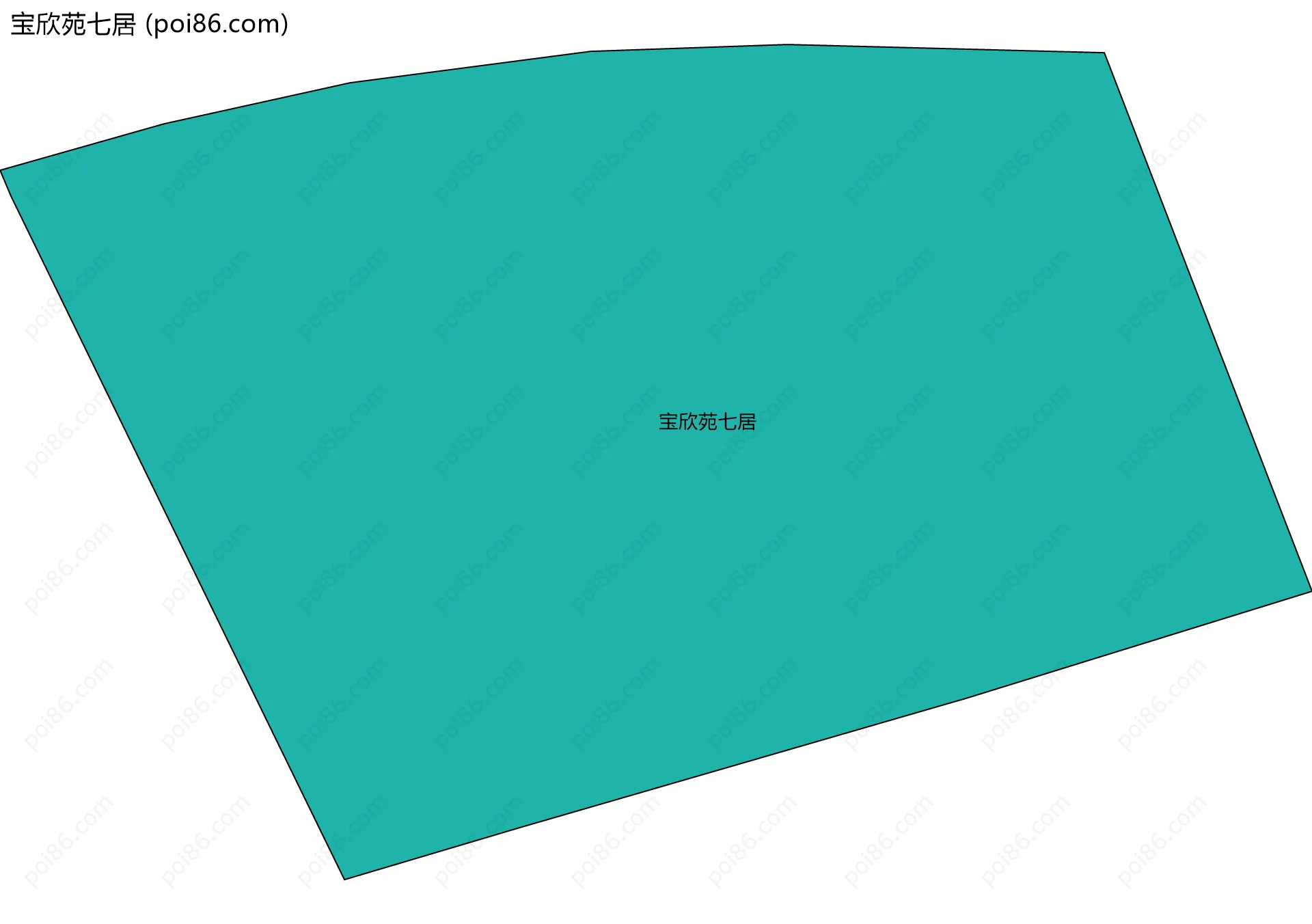 宝欣苑七居边界地图