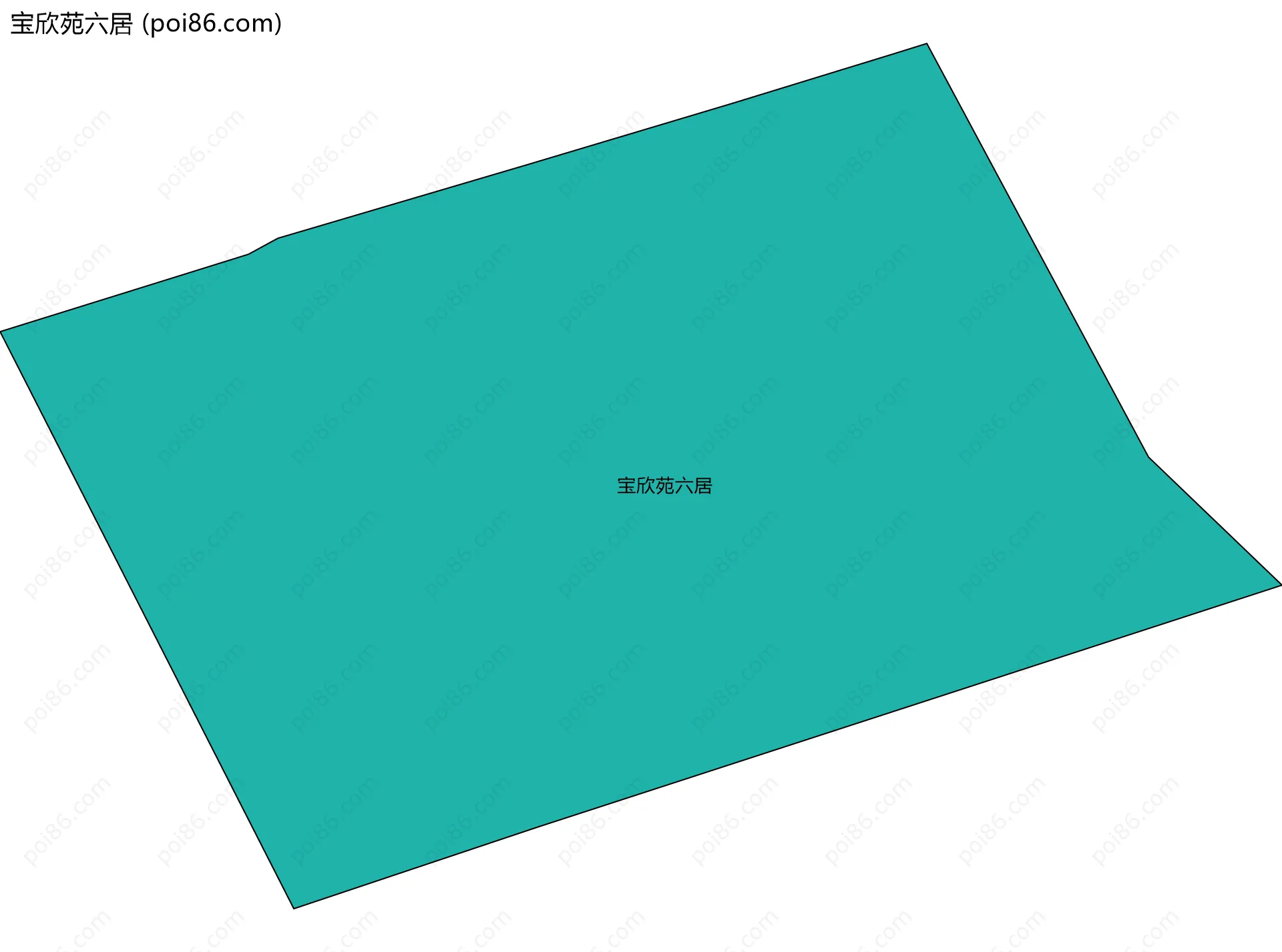 宝欣苑六居边界地图