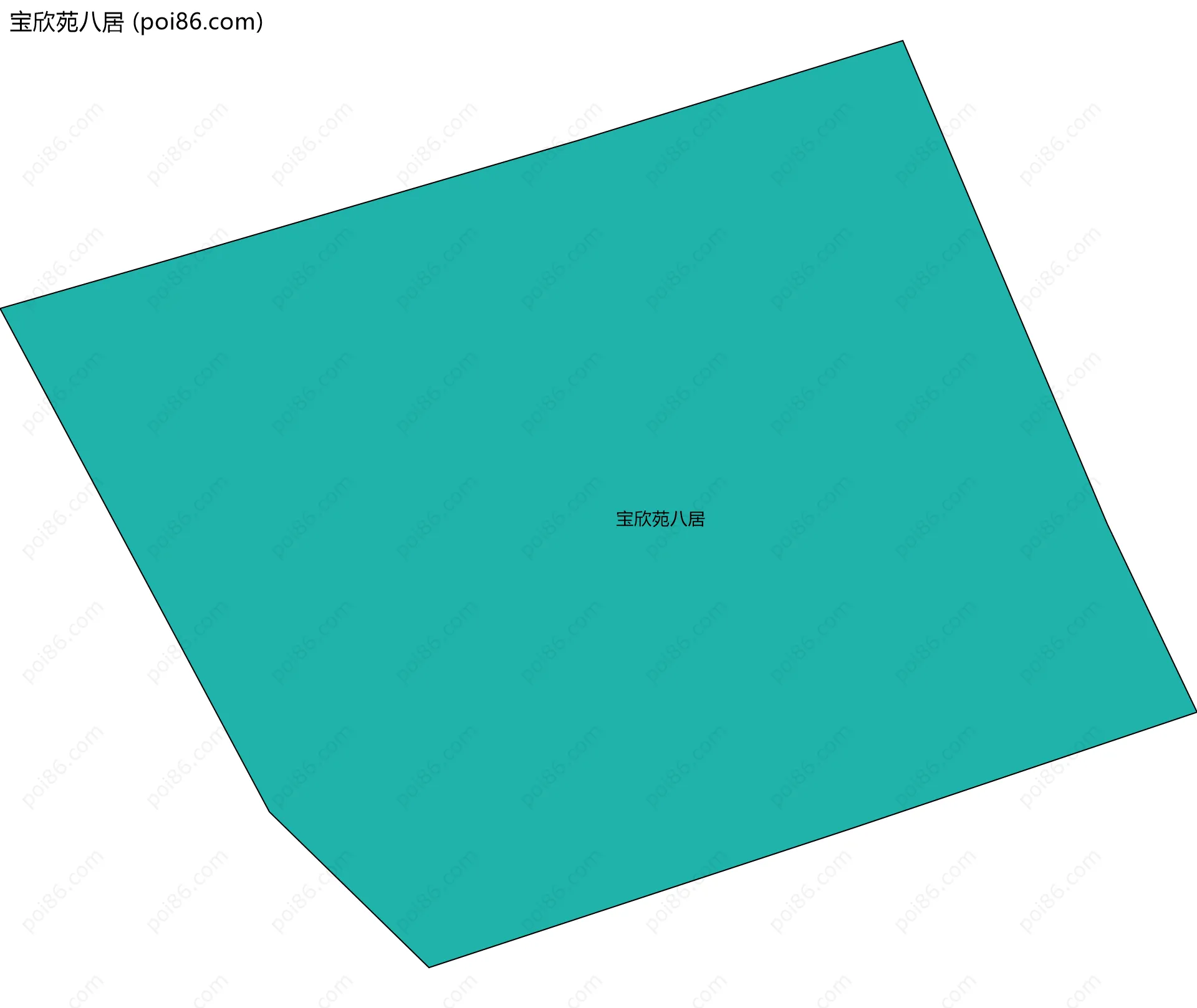 宝欣苑八居边界地图