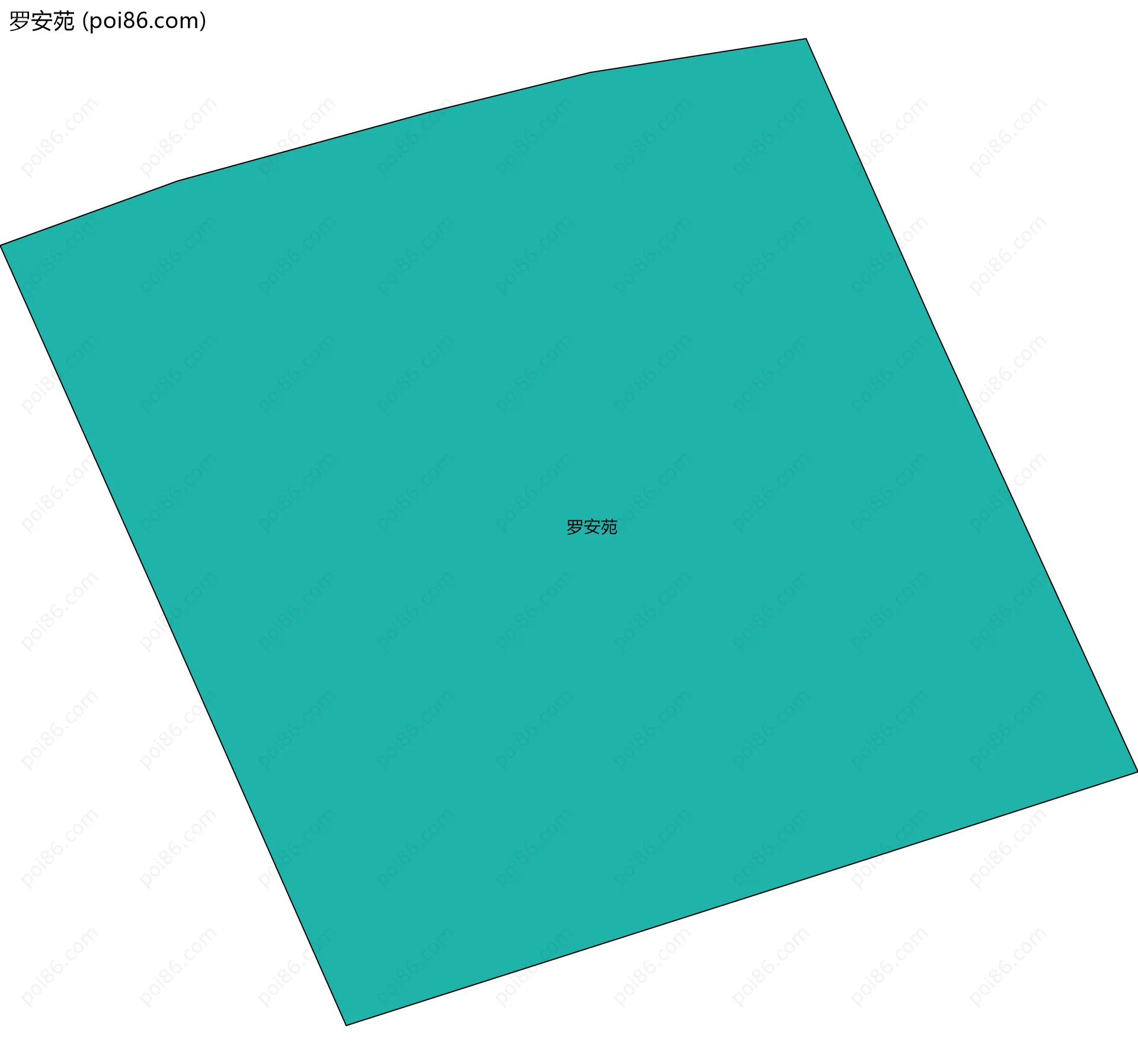 罗安苑边界地图