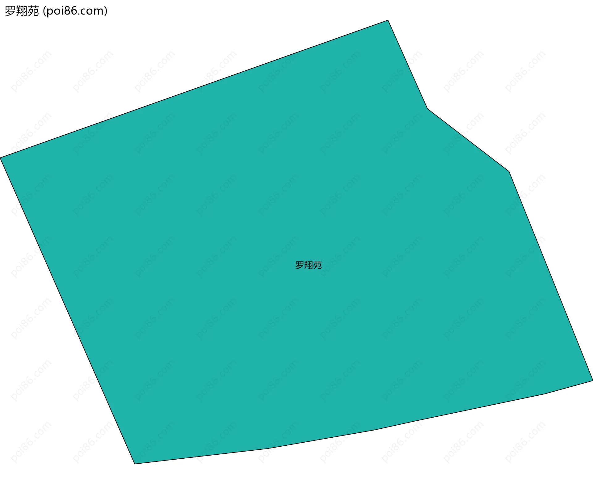 罗翔苑边界地图