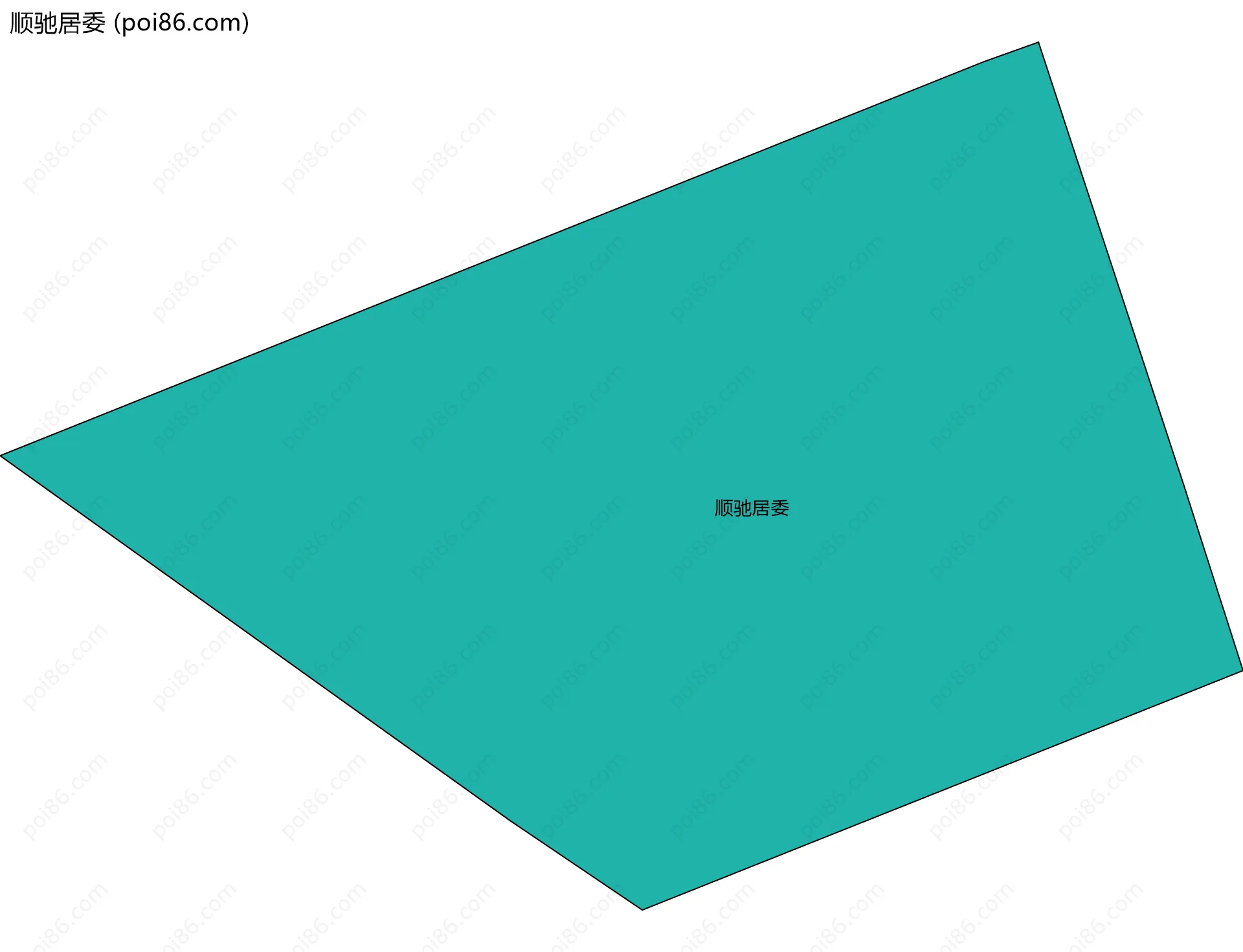 顺驰居委边界地图