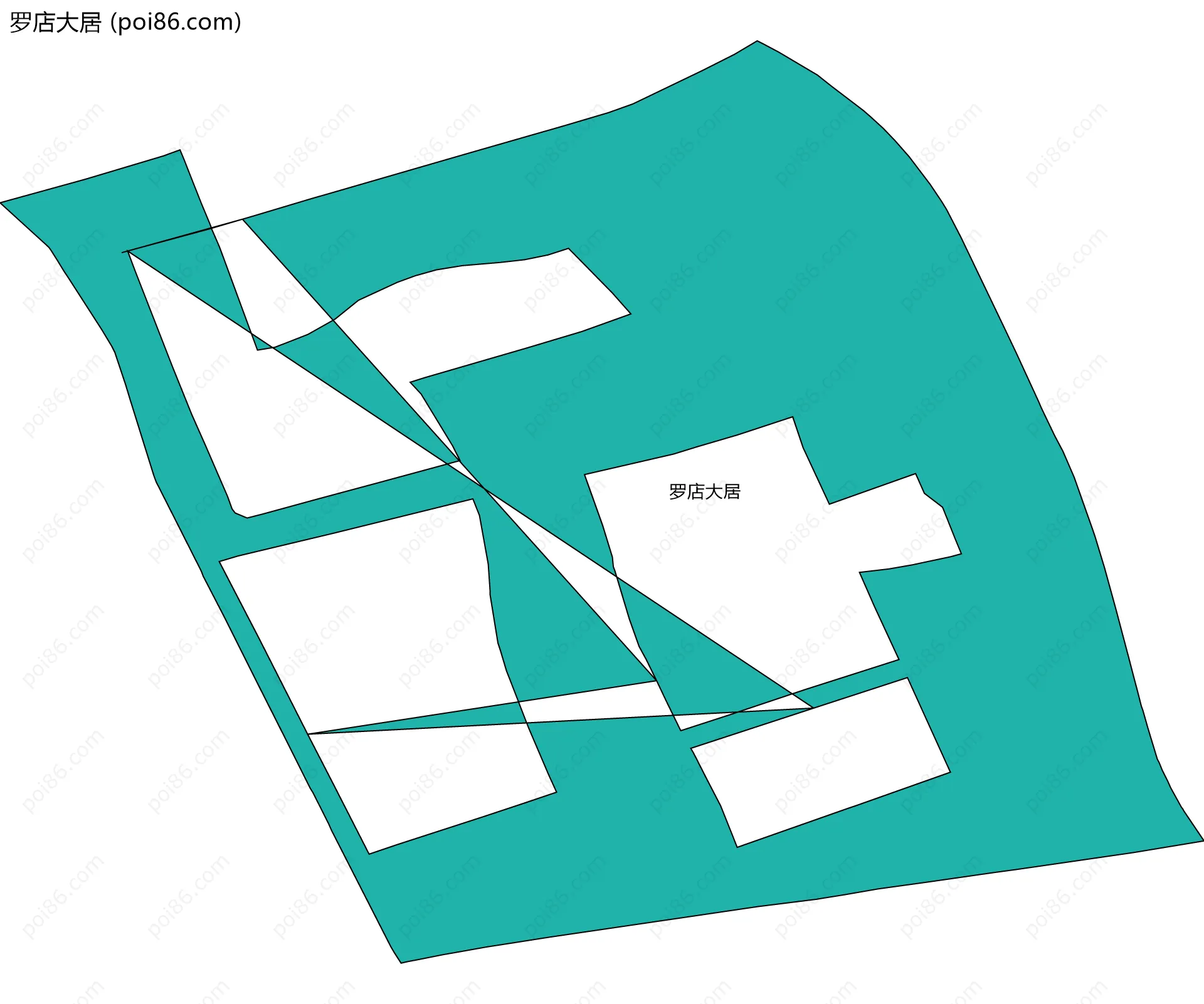 罗店大居边界地图