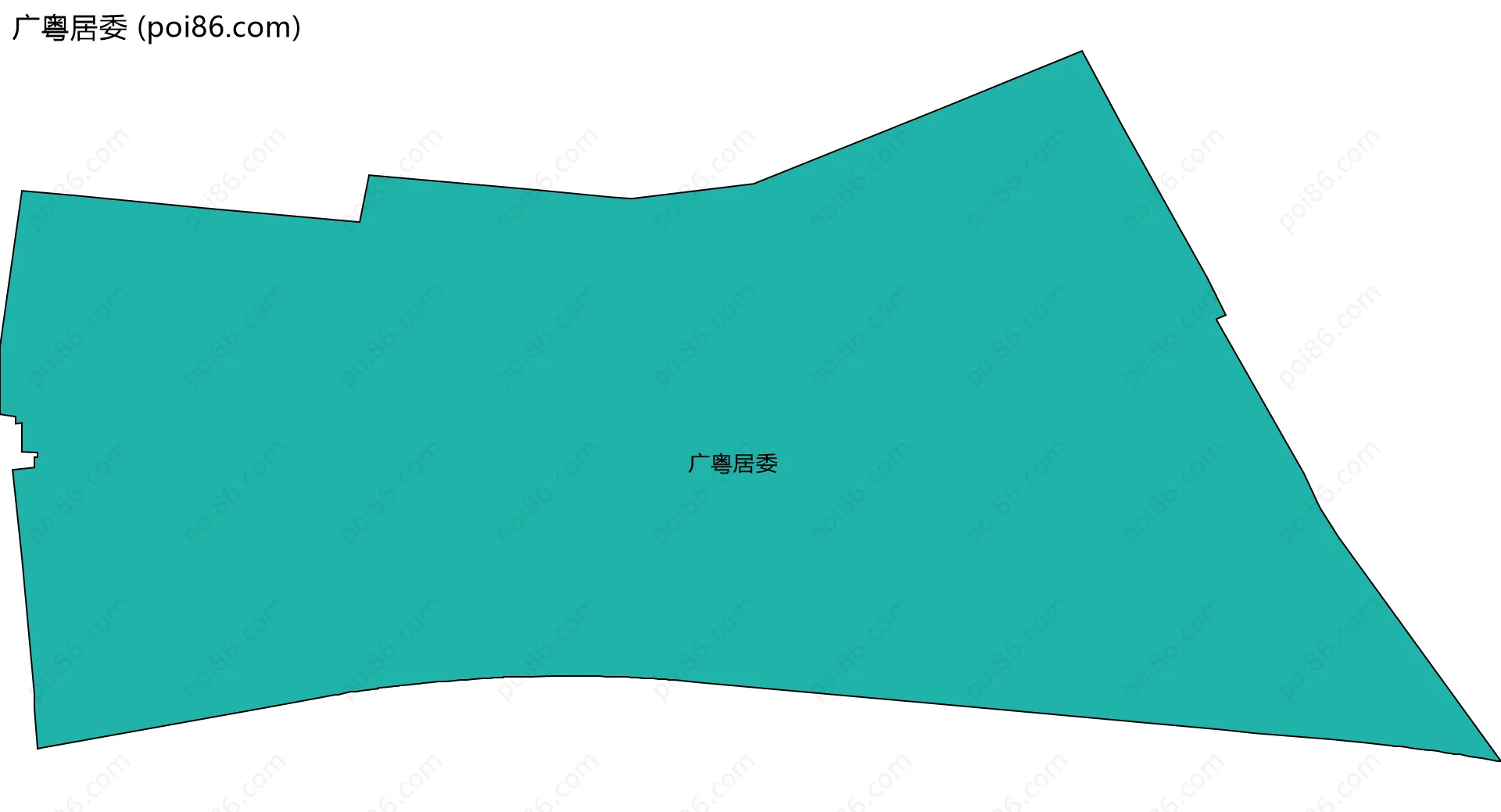 广粤居委边界地图