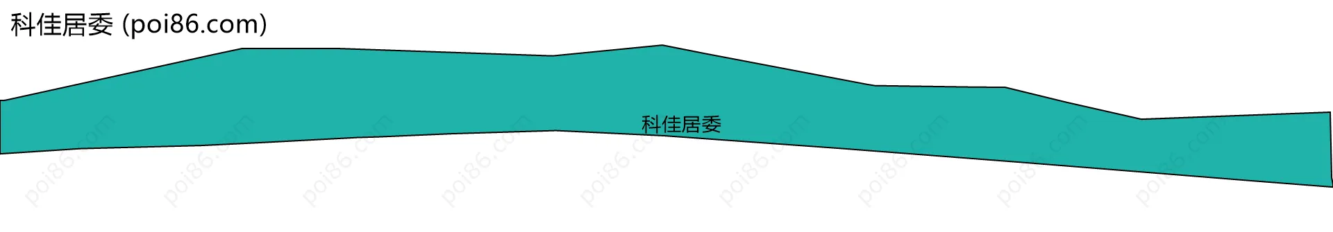 科佳居委边界地图