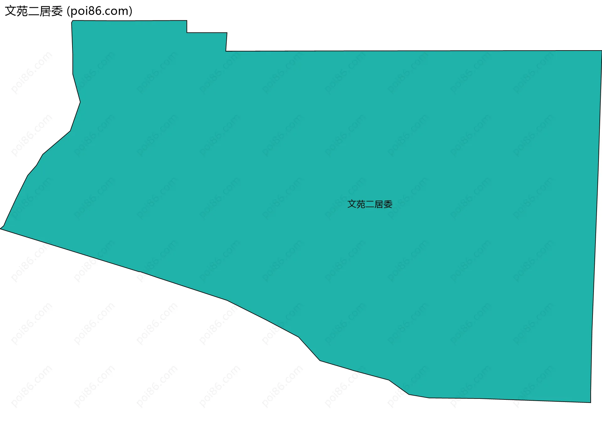 文苑二居委边界地图
