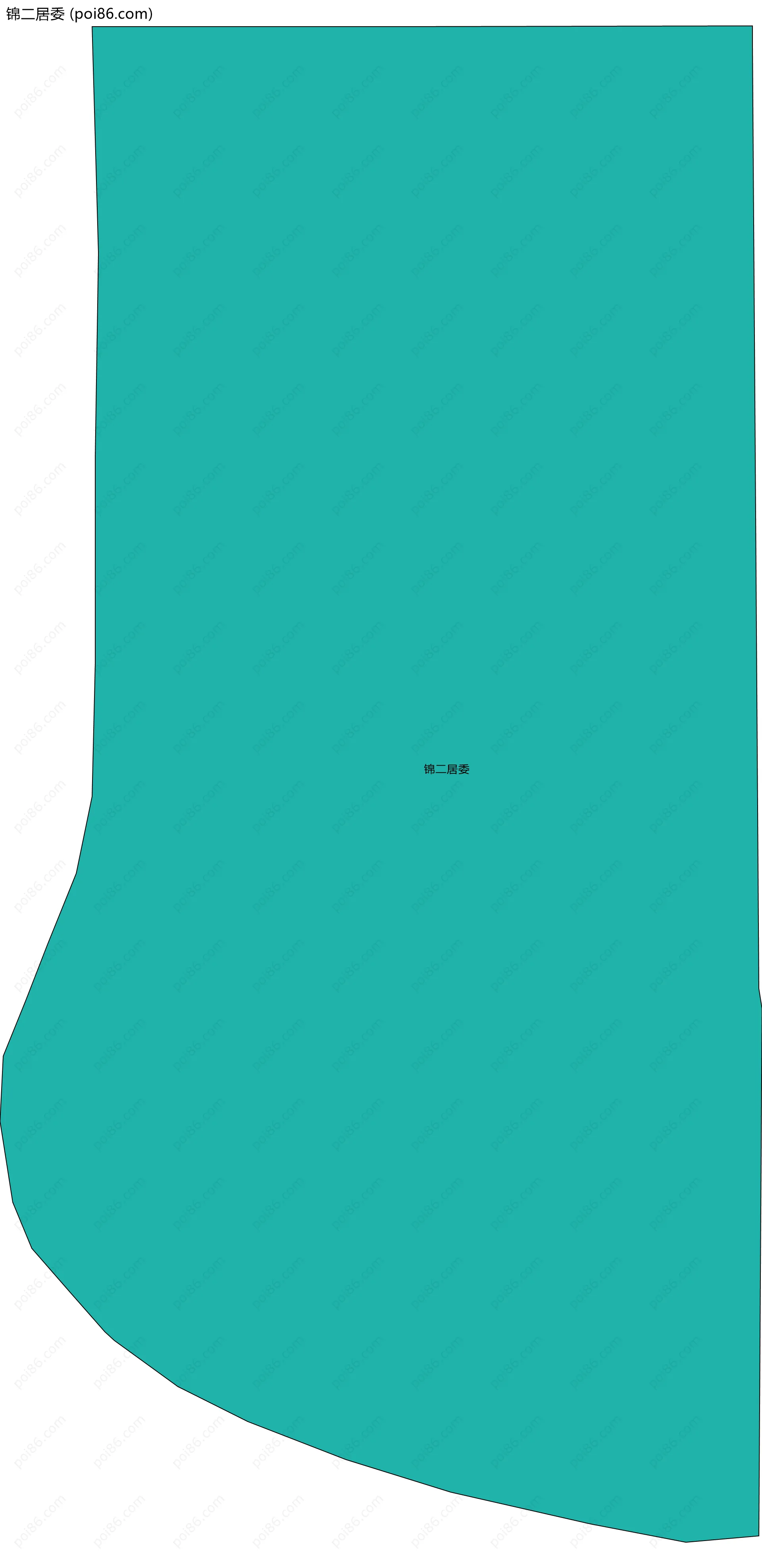 锦二居委边界地图