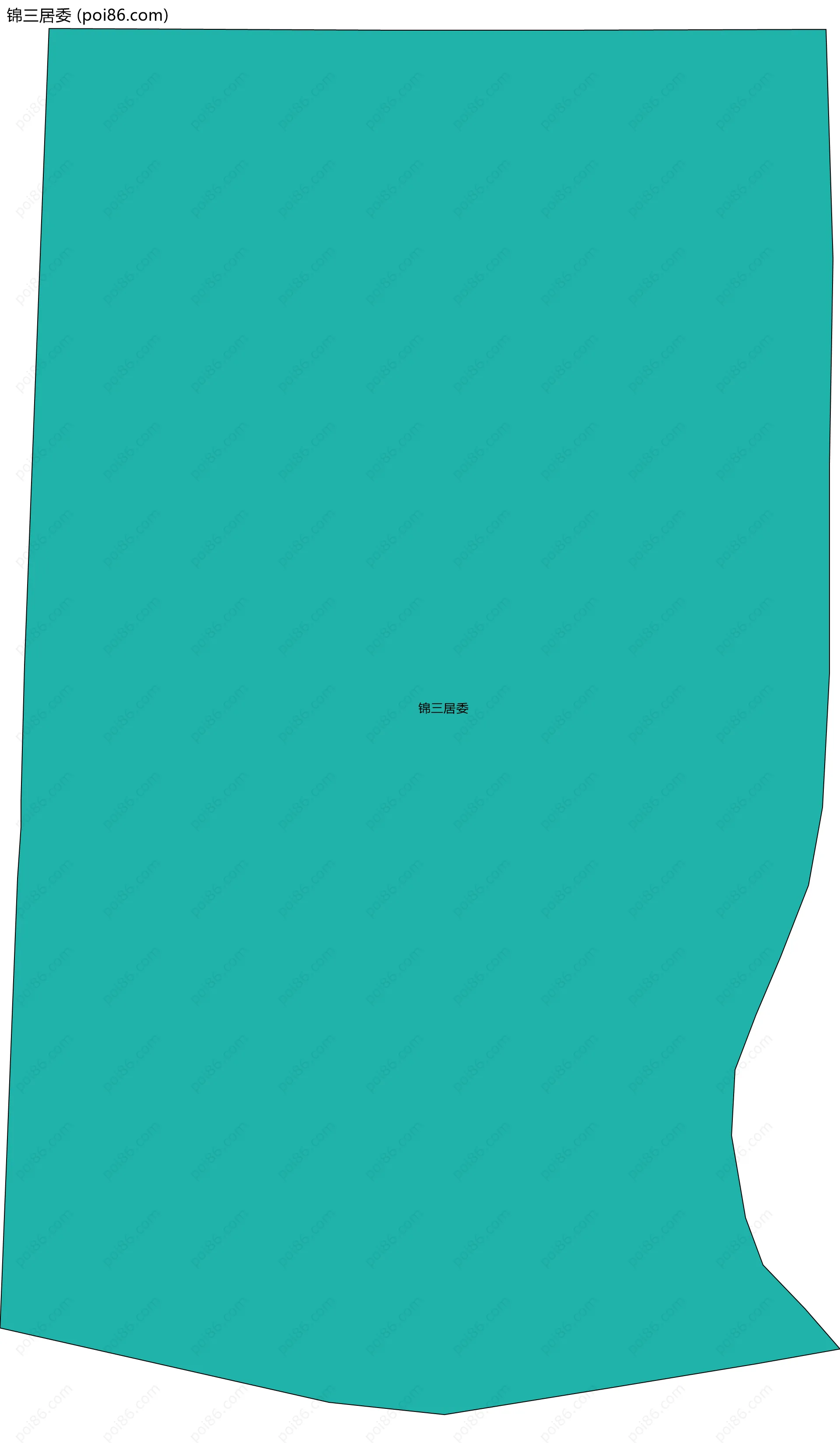 锦三居委边界地图