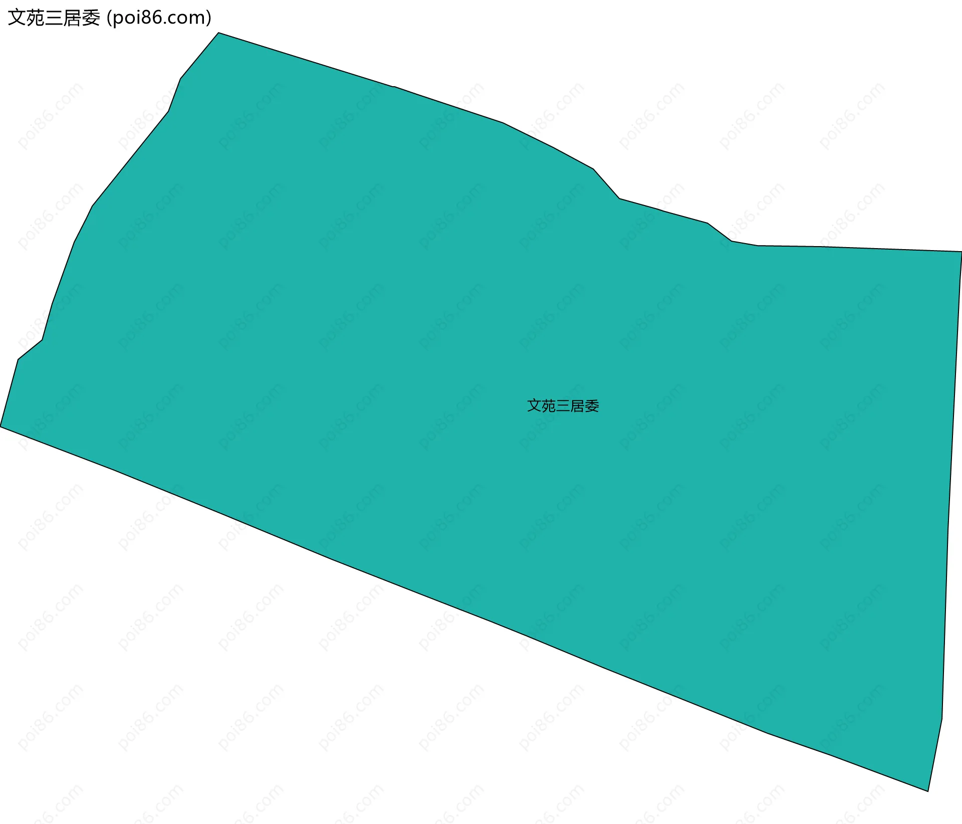 文苑三居委边界地图