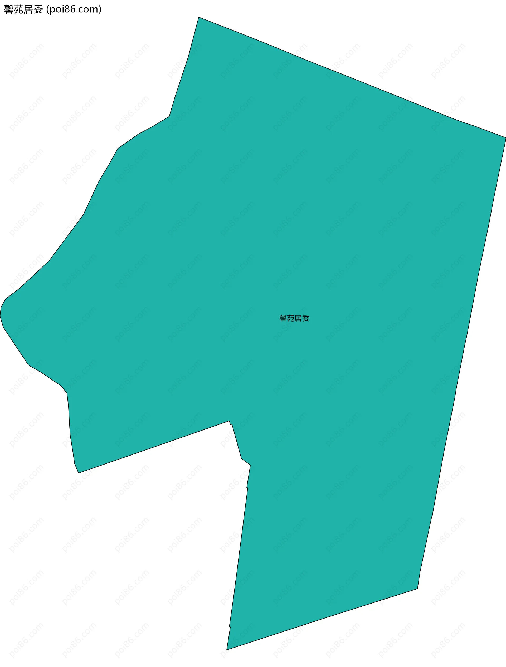 馨苑居委边界地图