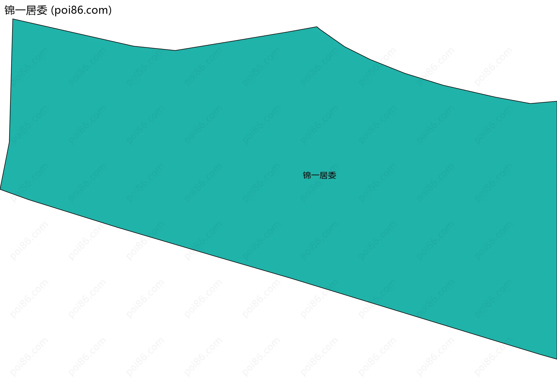 锦一居委边界地图