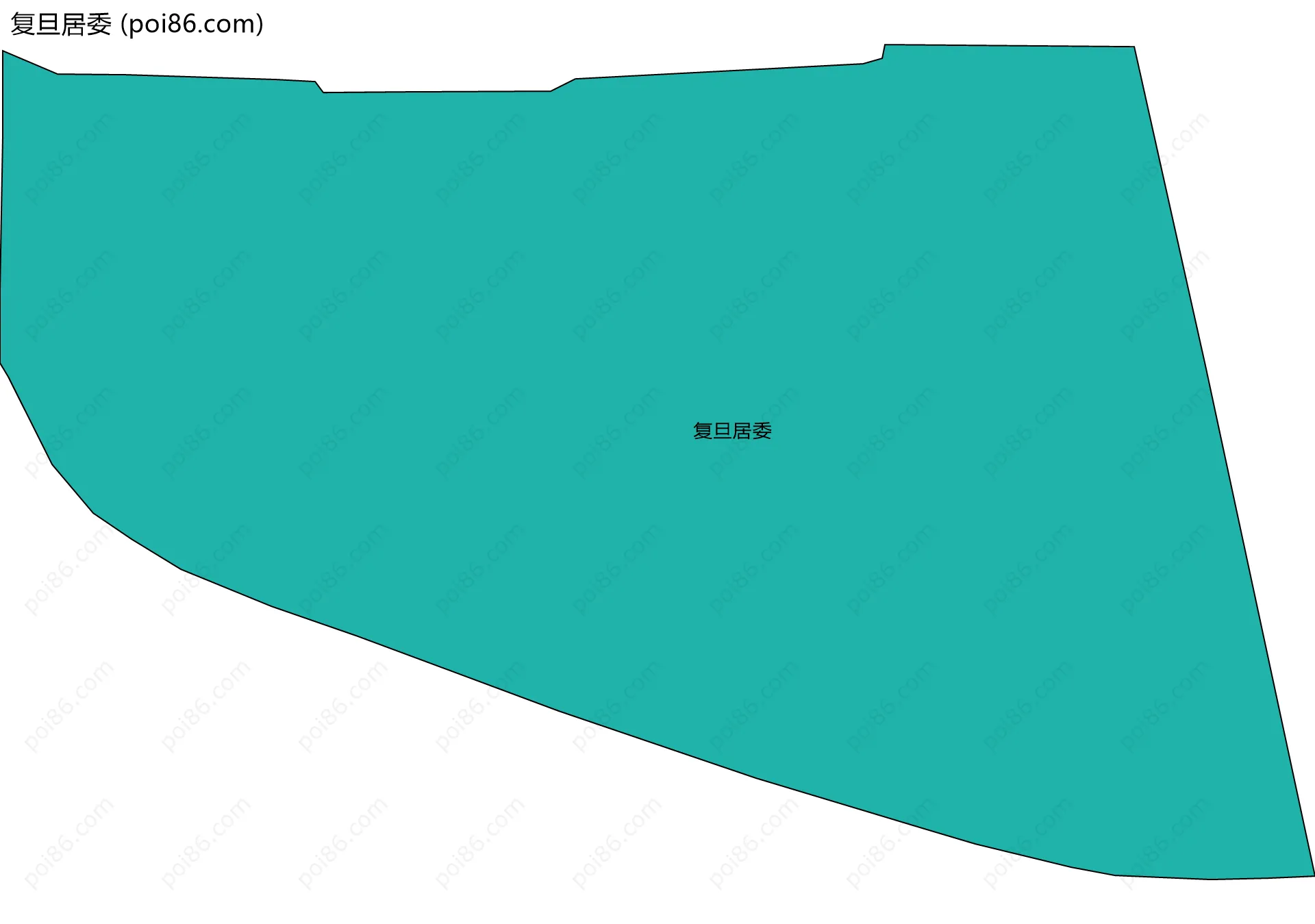 复旦居委边界地图