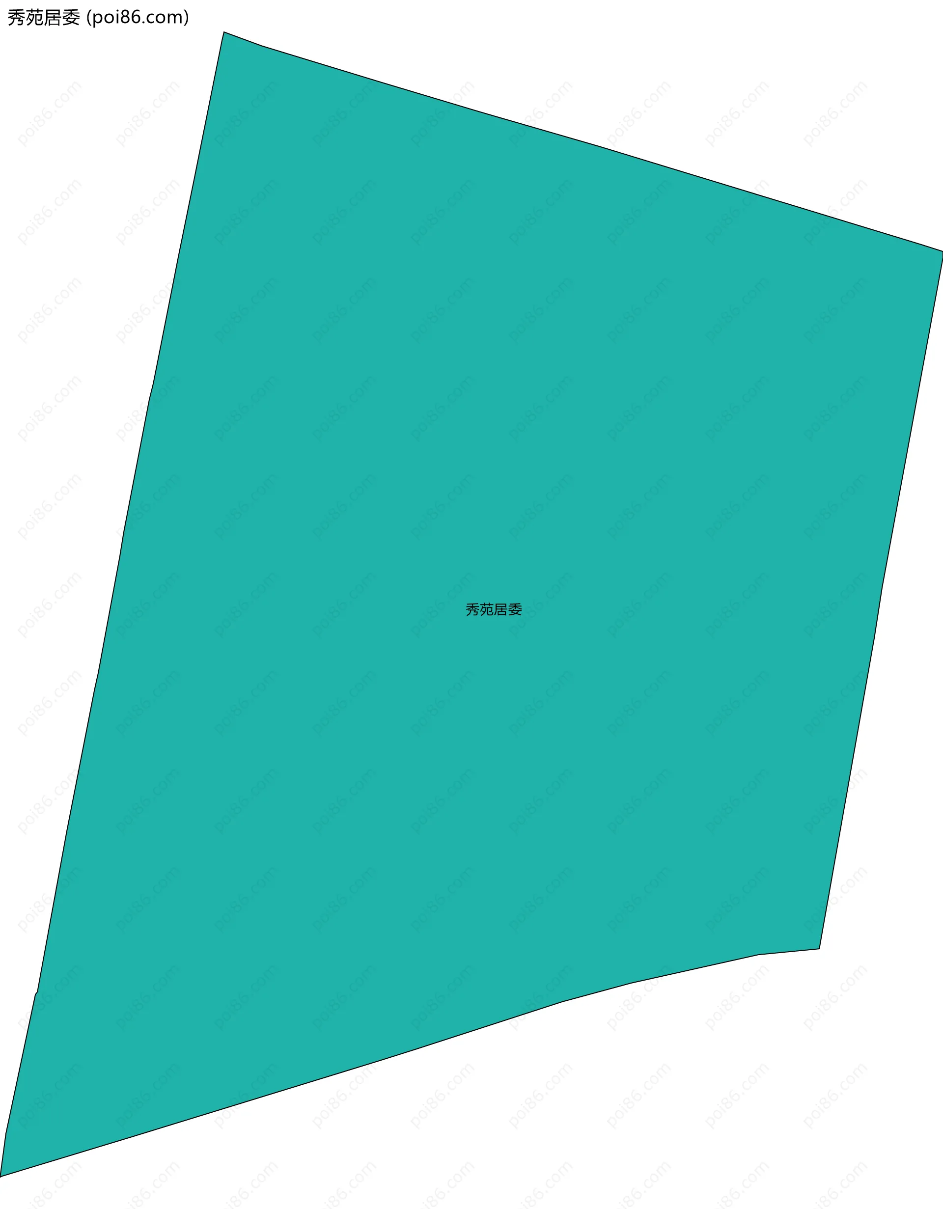 秀苑居委边界地图