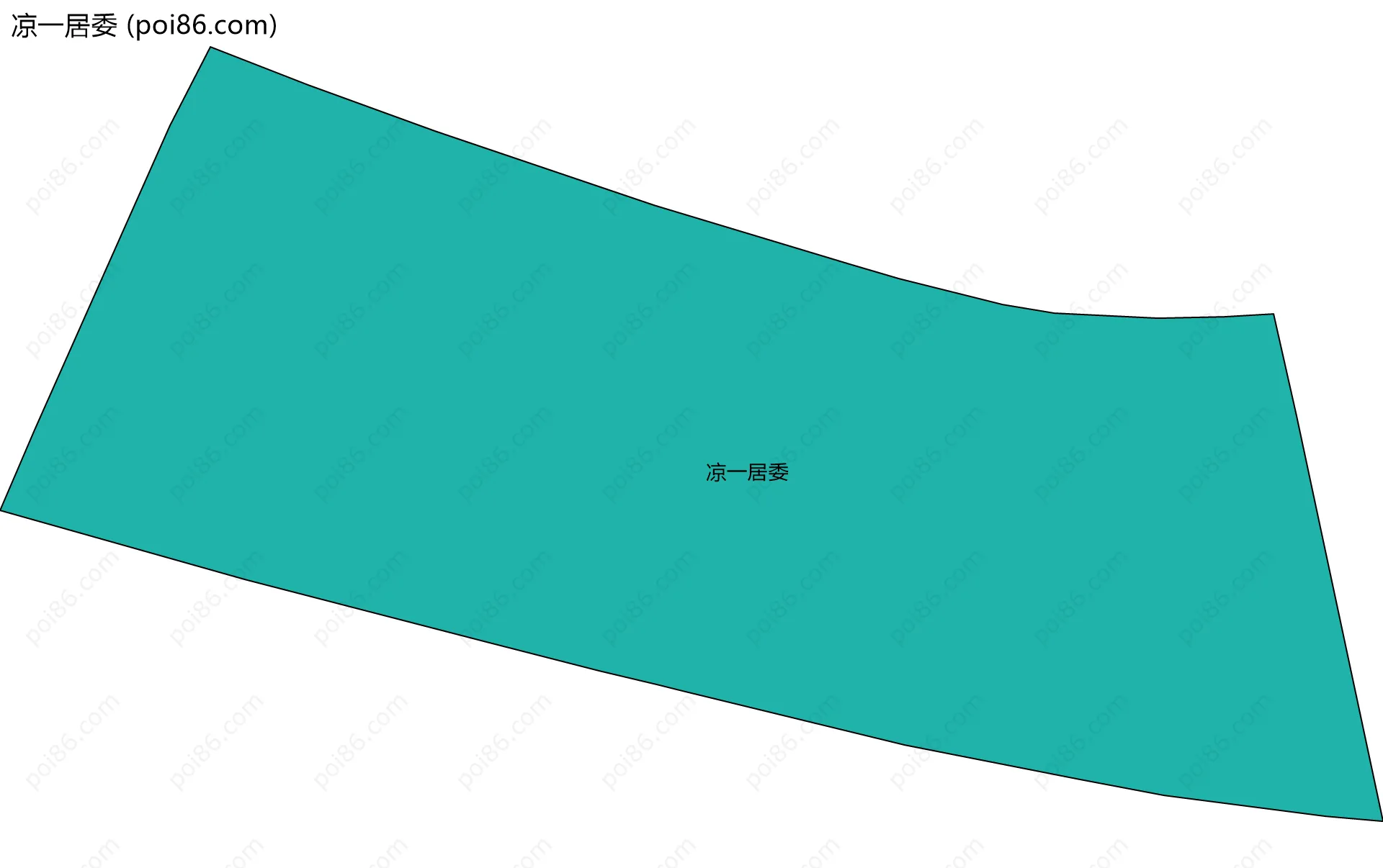 凉一居委边界地图