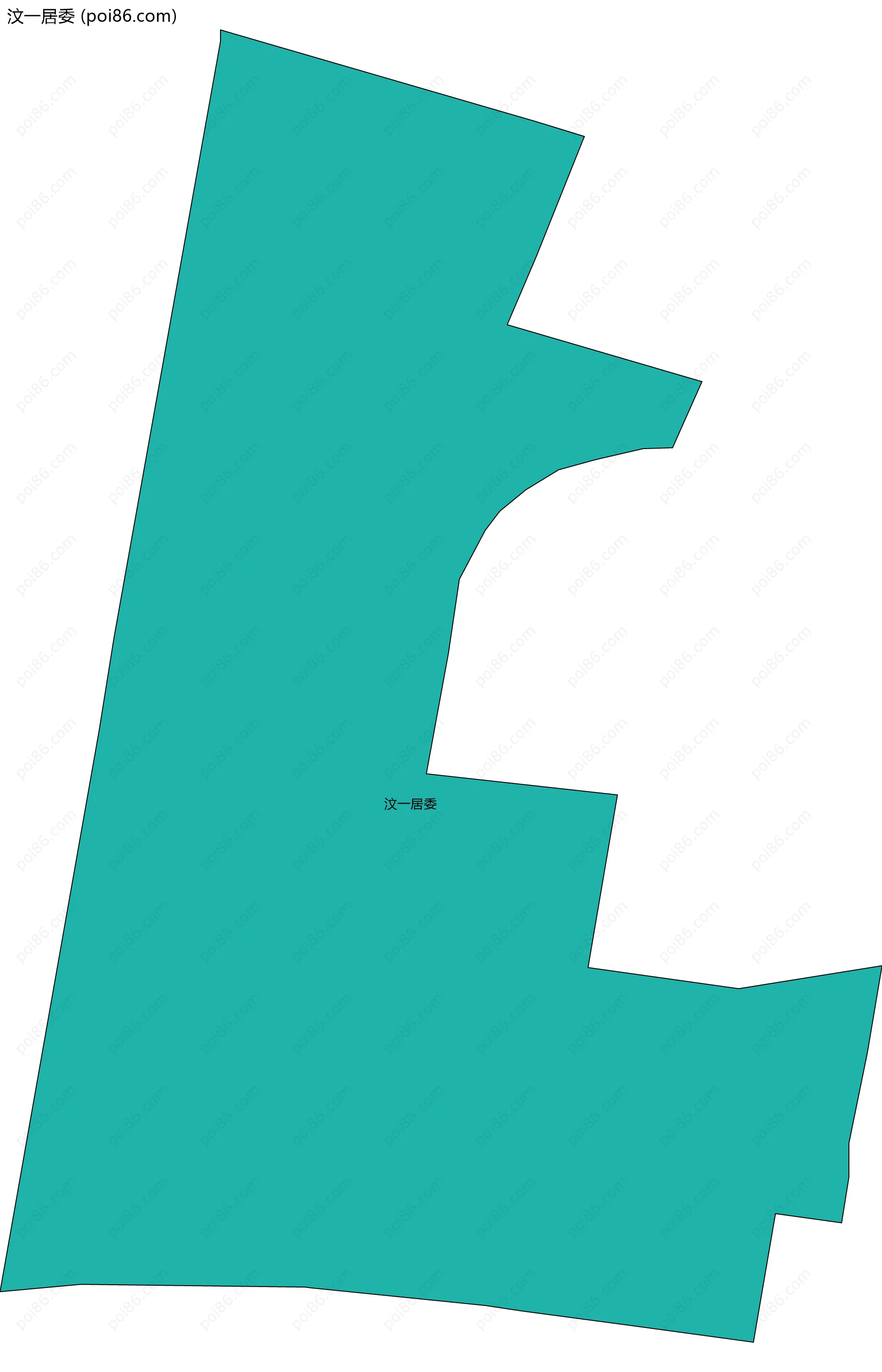 汶一居委边界地图