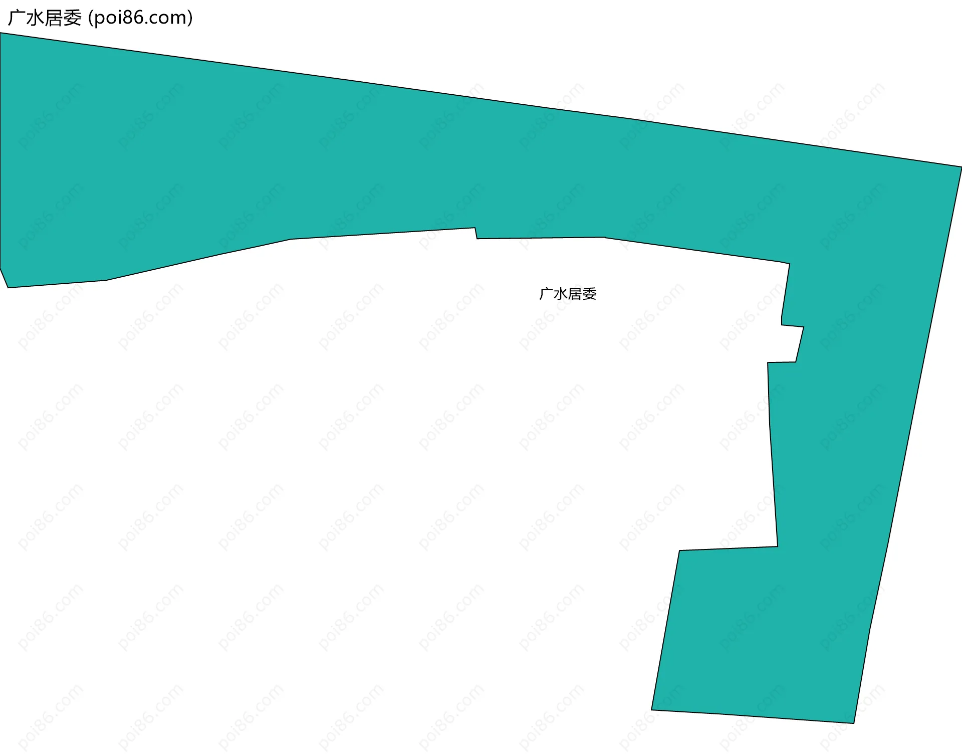 广水居委边界地图