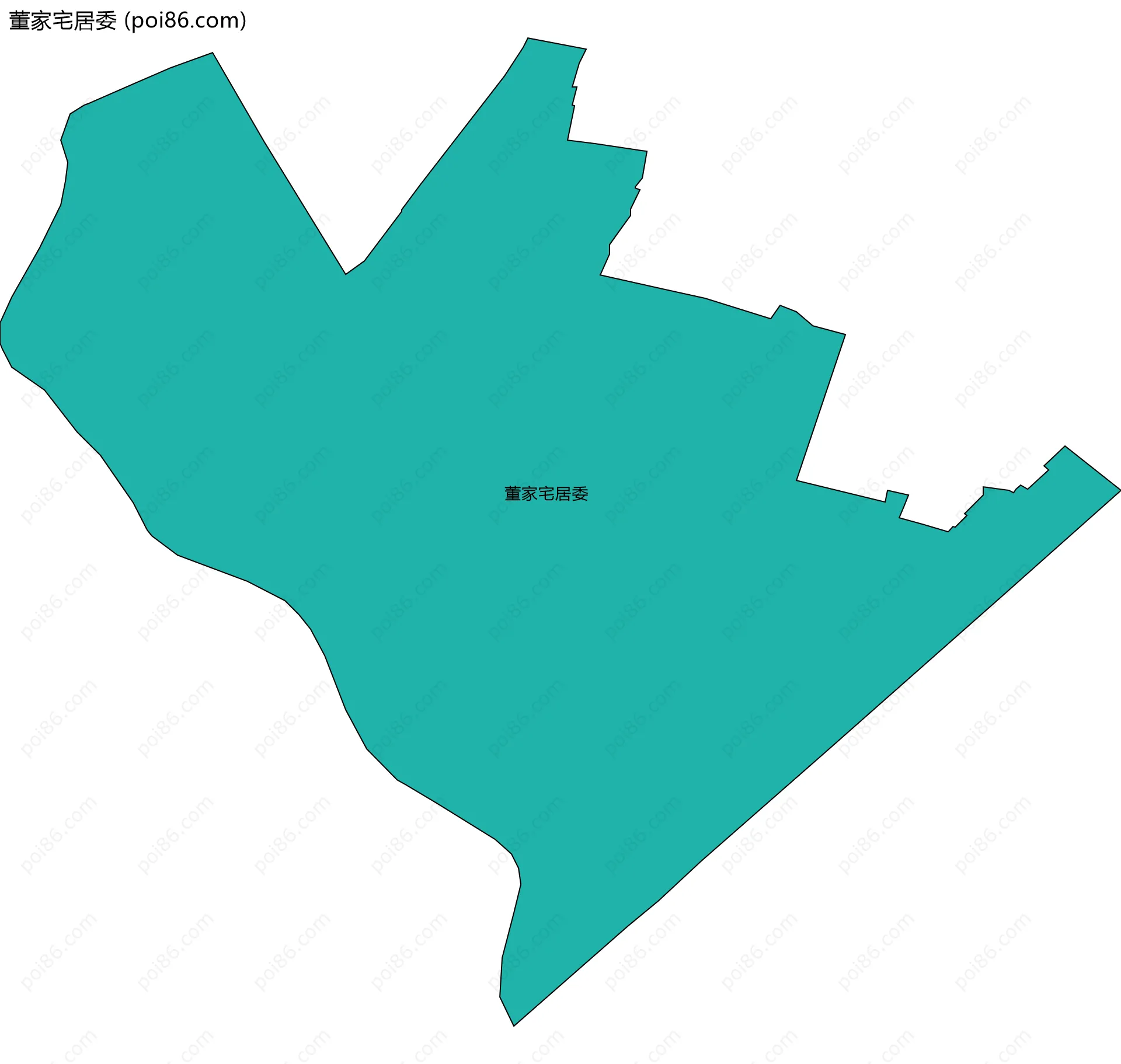 董家宅居委边界地图