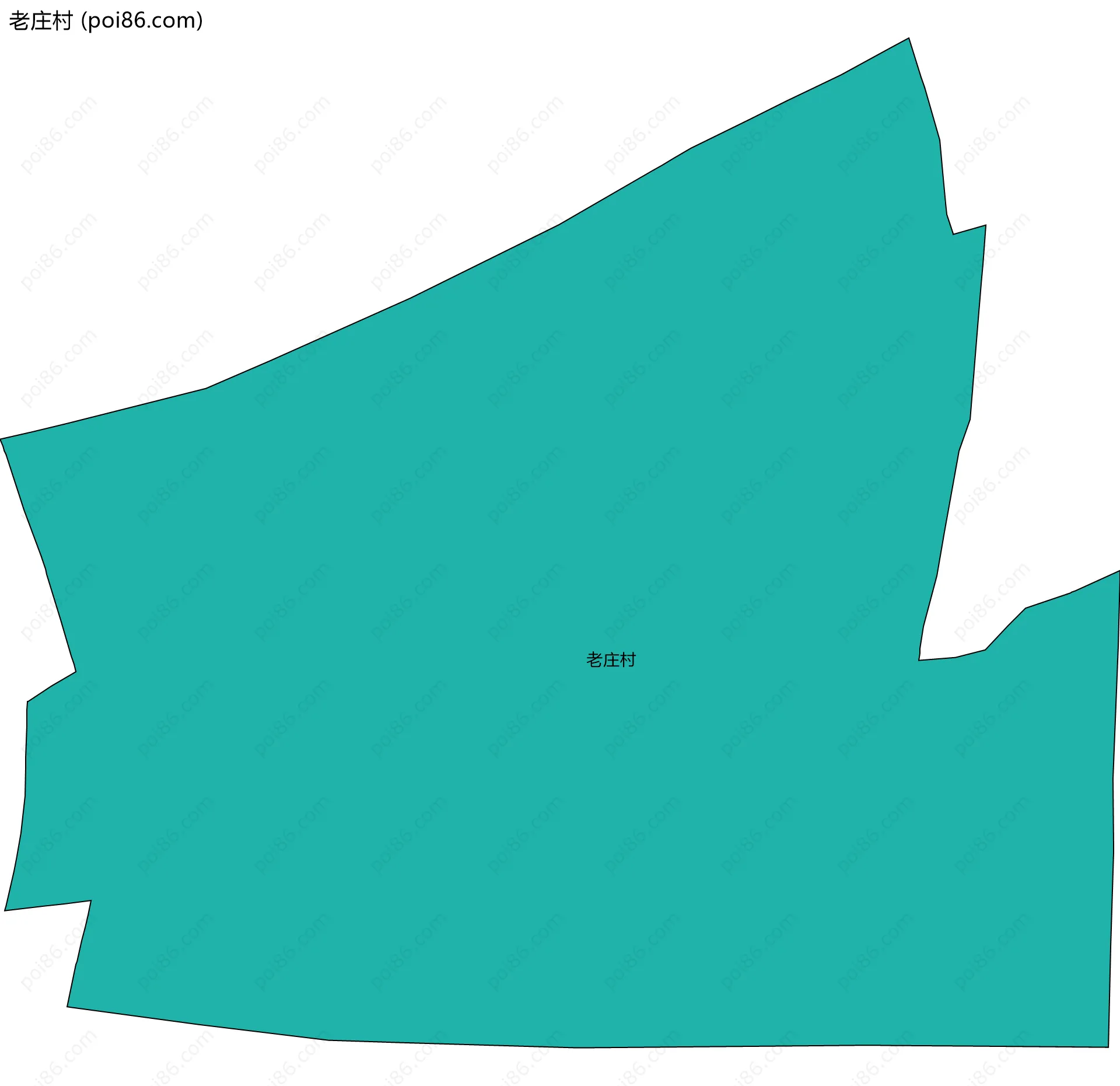 老庄村边界地图