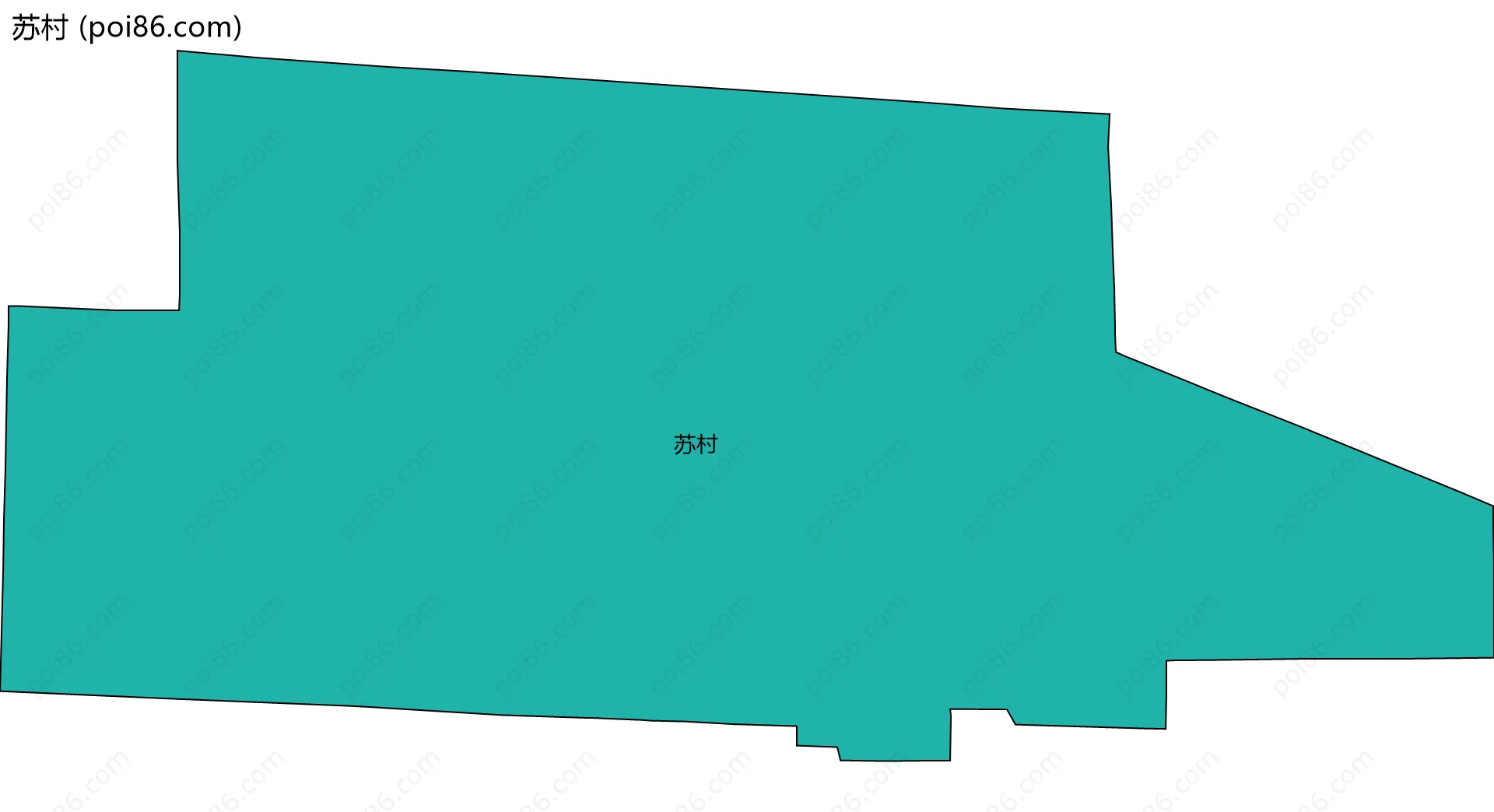 苏村边界地图