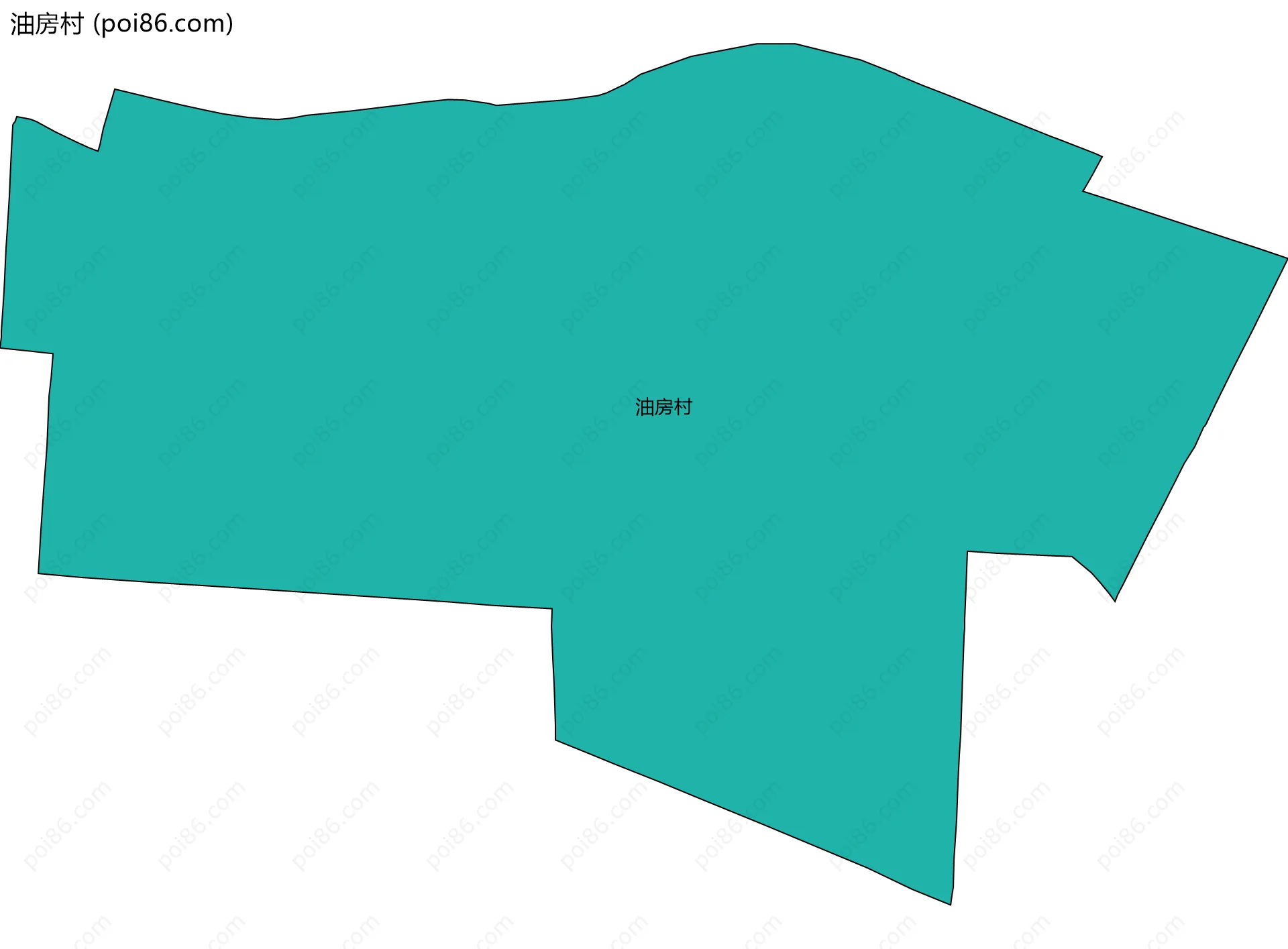 油房村边界地图