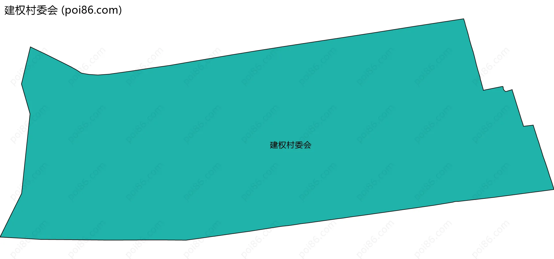 建权村委会边界地图