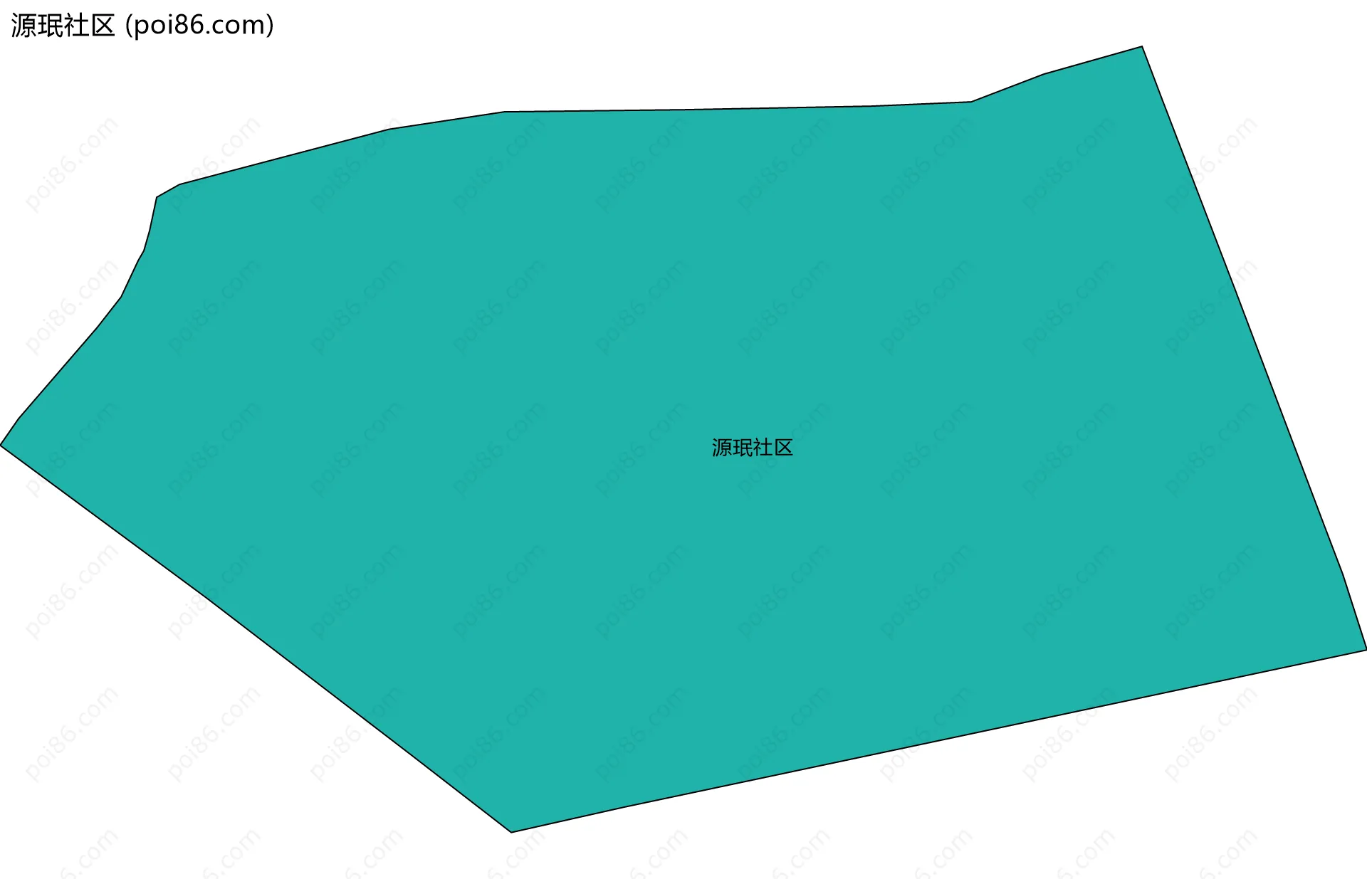 源珉社区边界地图