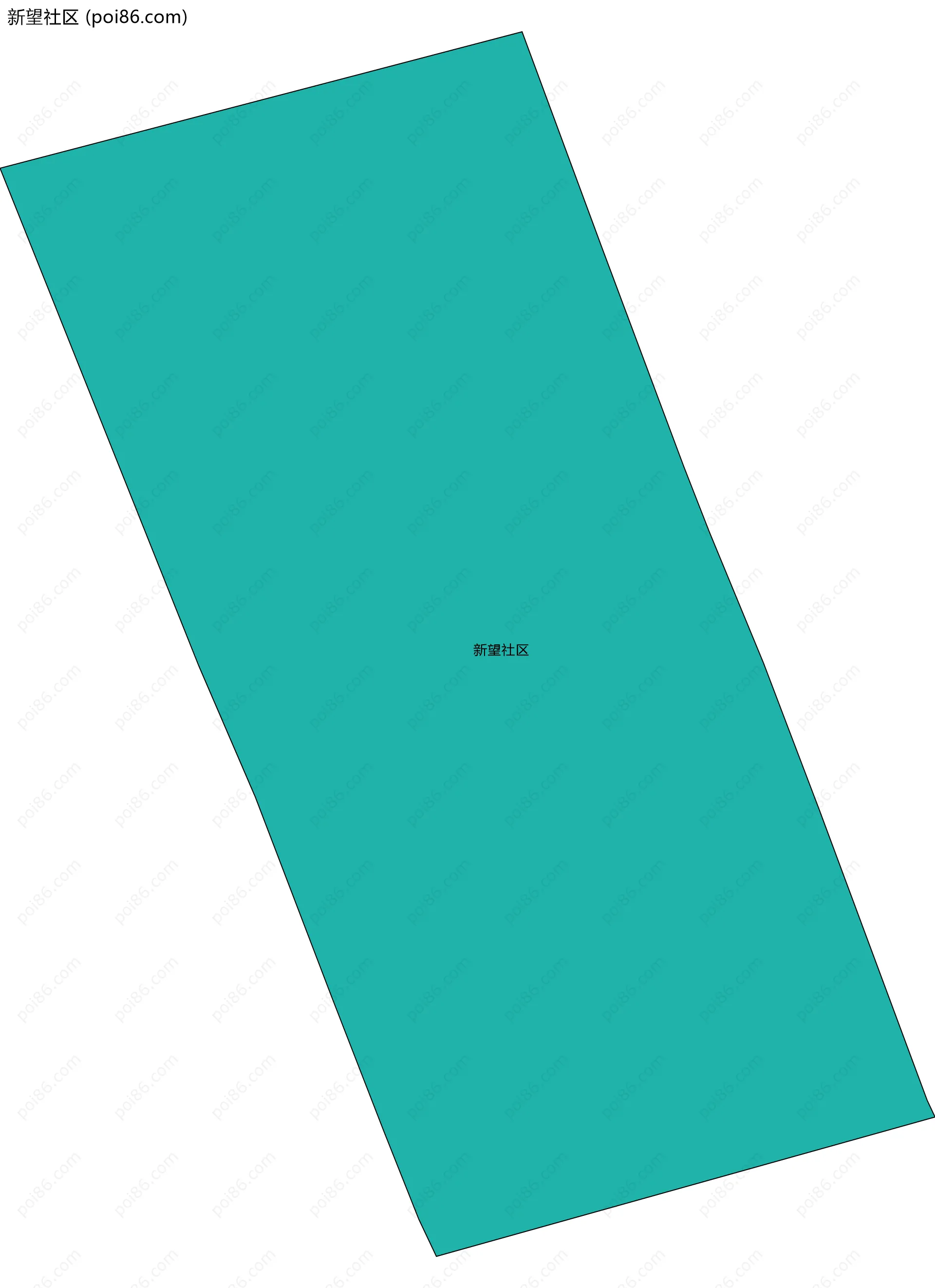 新望社区边界地图