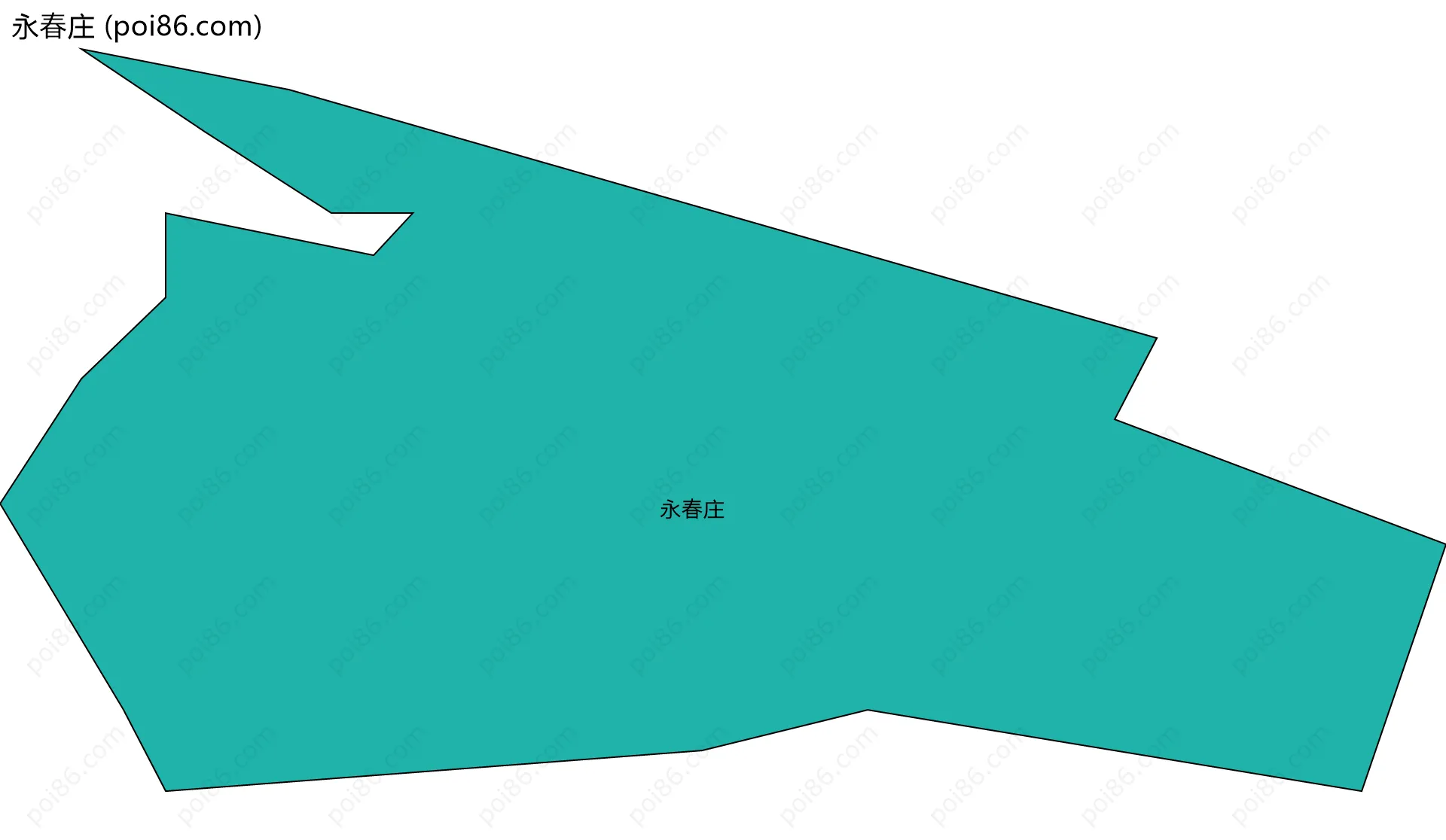 永春庄边界地图