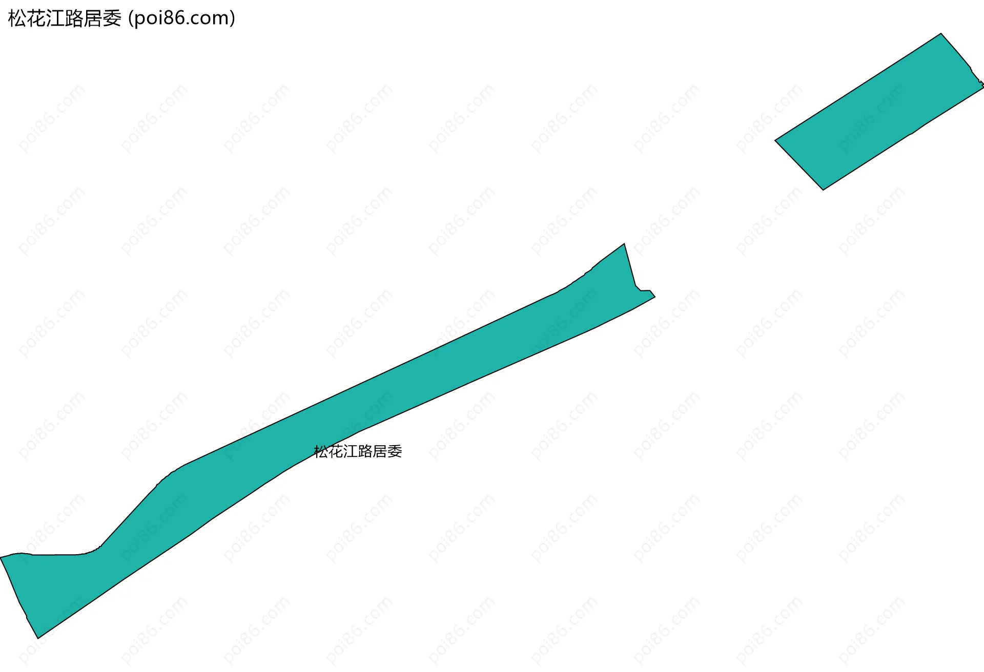 松花江路居委边界地图