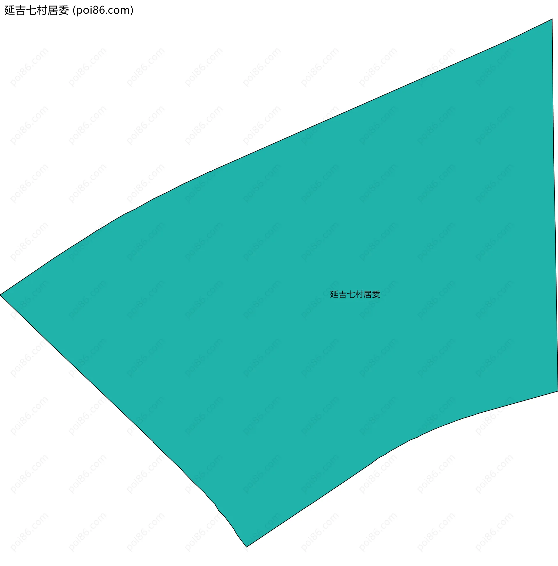 延吉七村居委边界地图