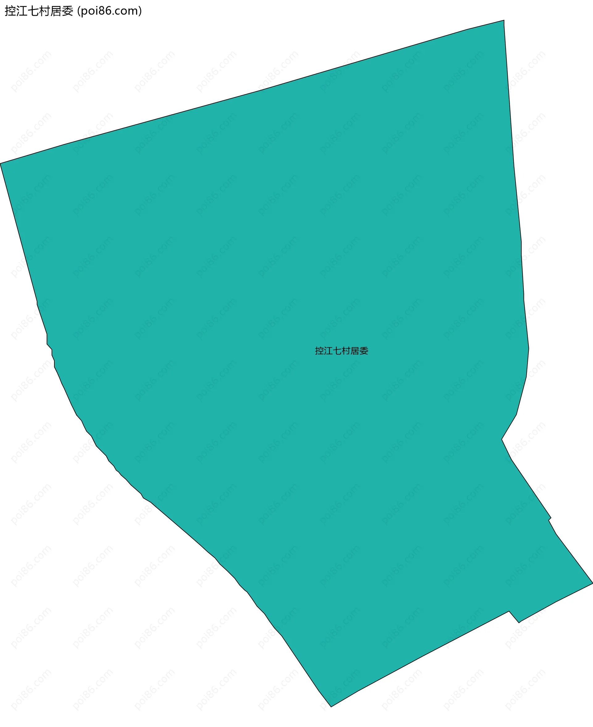 控江七村居委边界地图