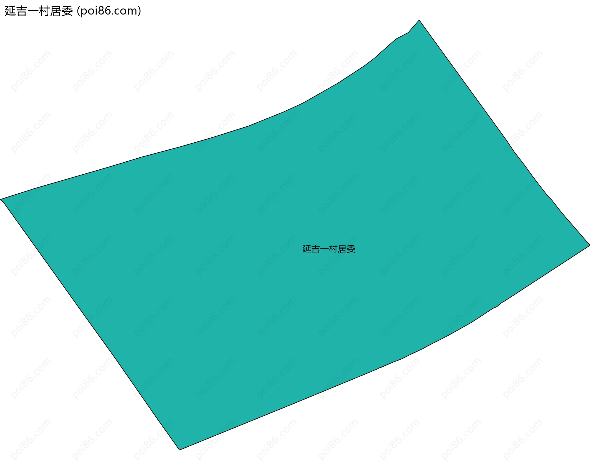 延吉一村居委边界地图
