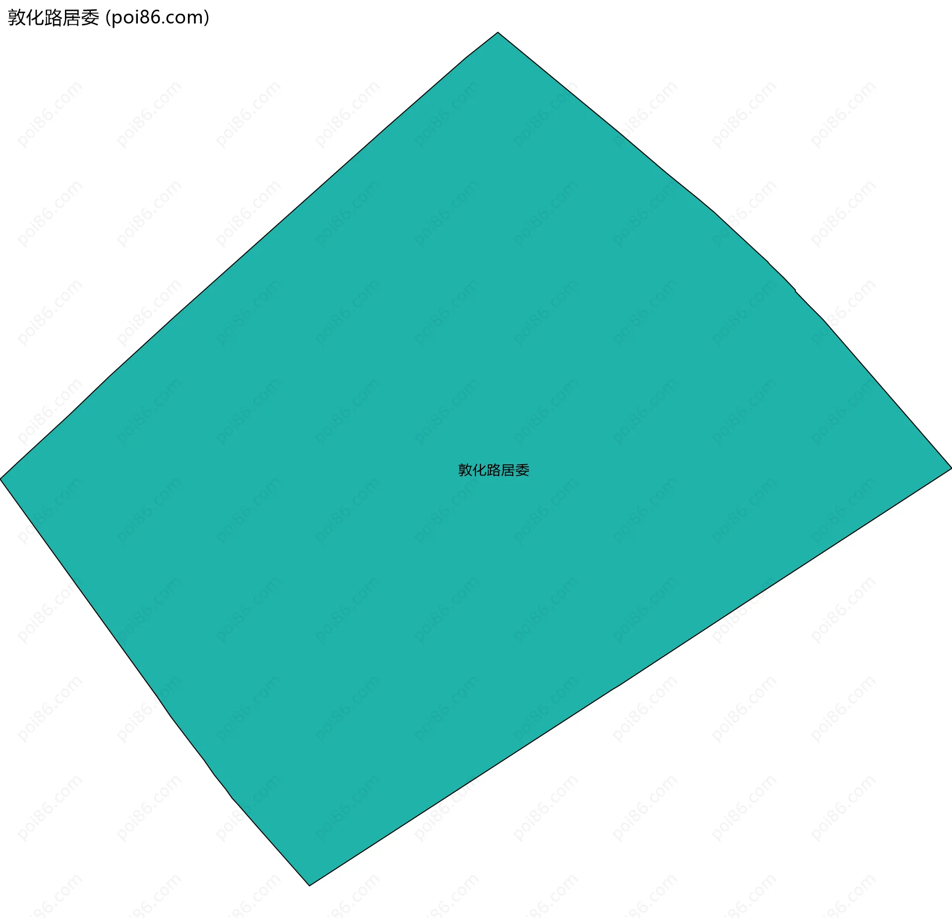 敦化路居委边界地图