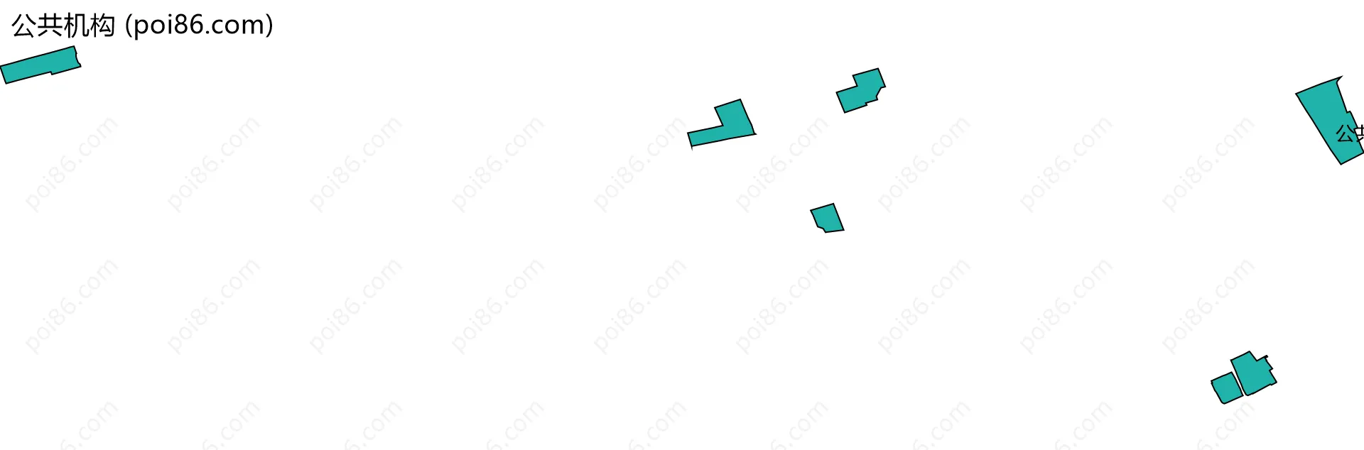 公共机构边界地图