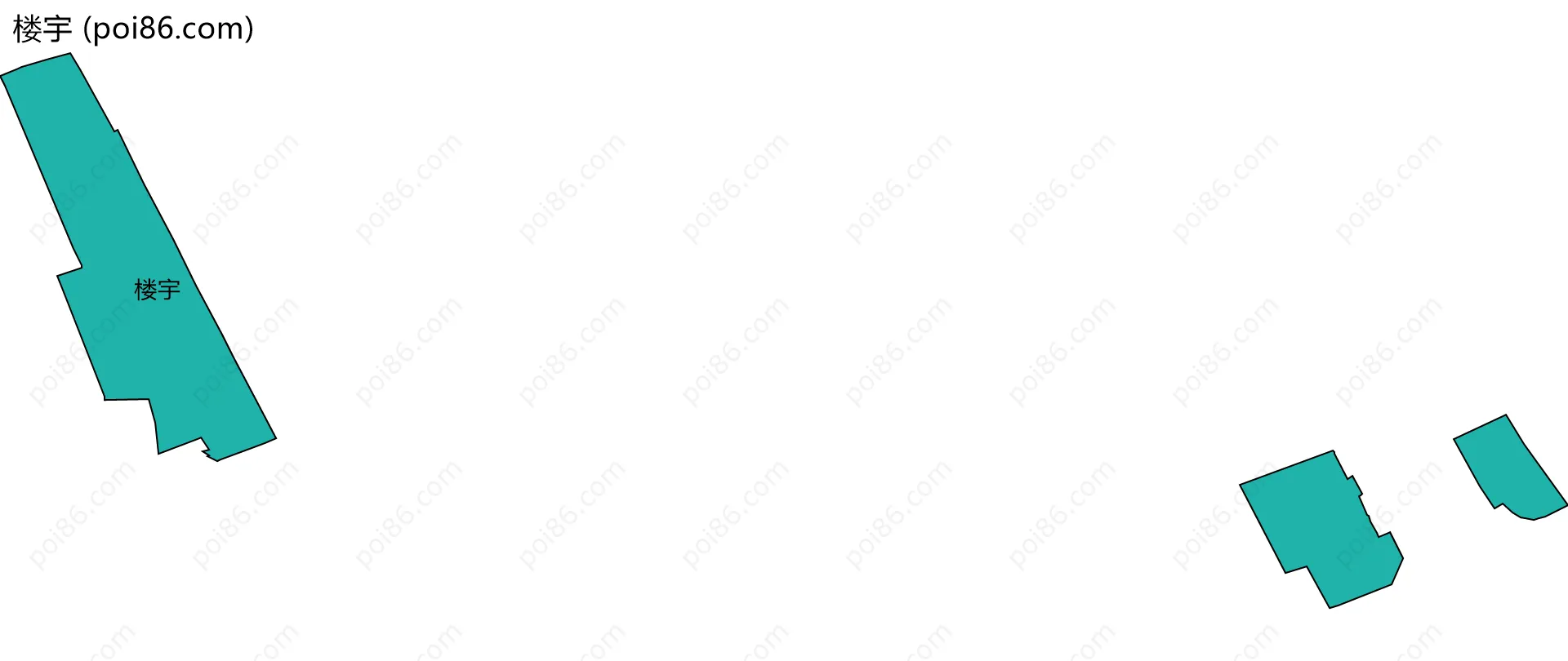 楼宇边界地图