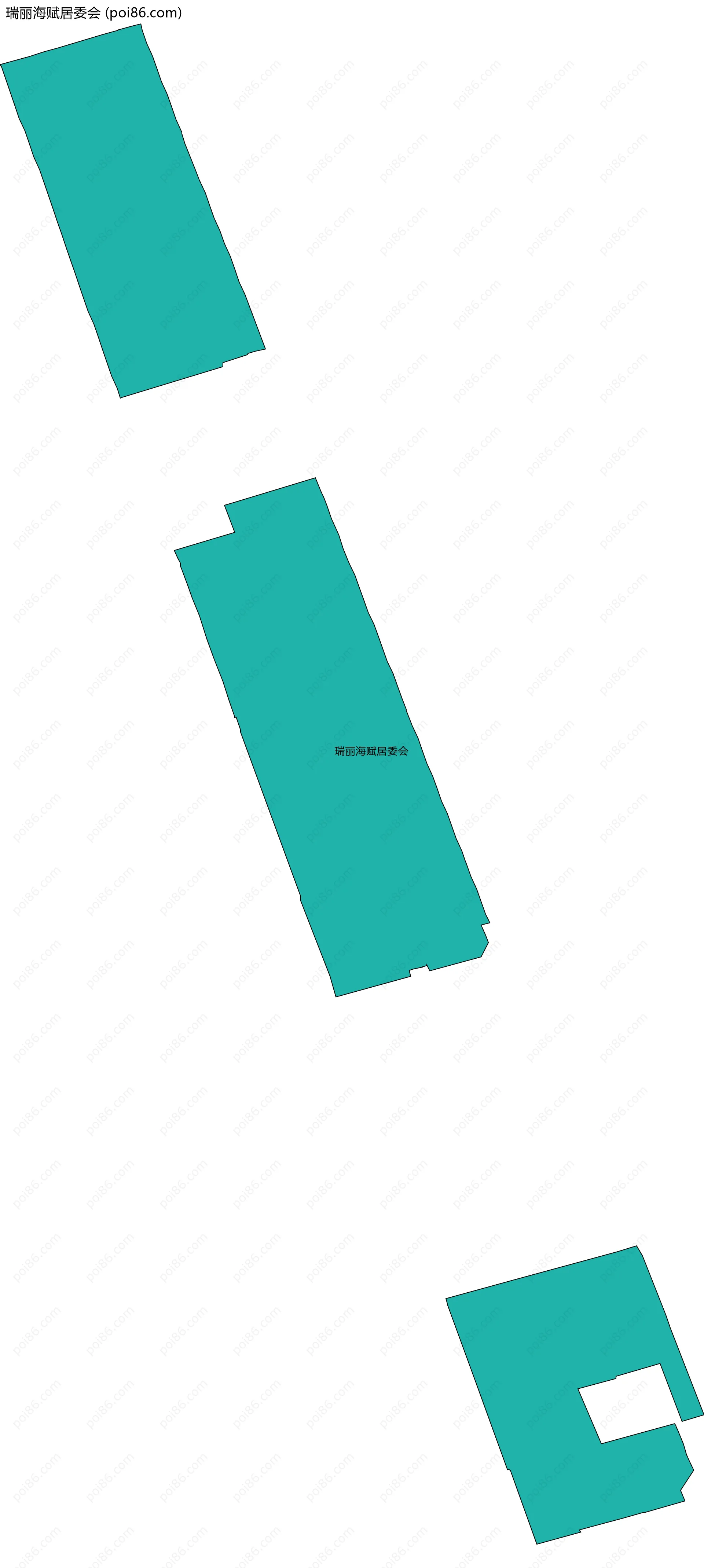 瑞丽海赋居委会边界地图