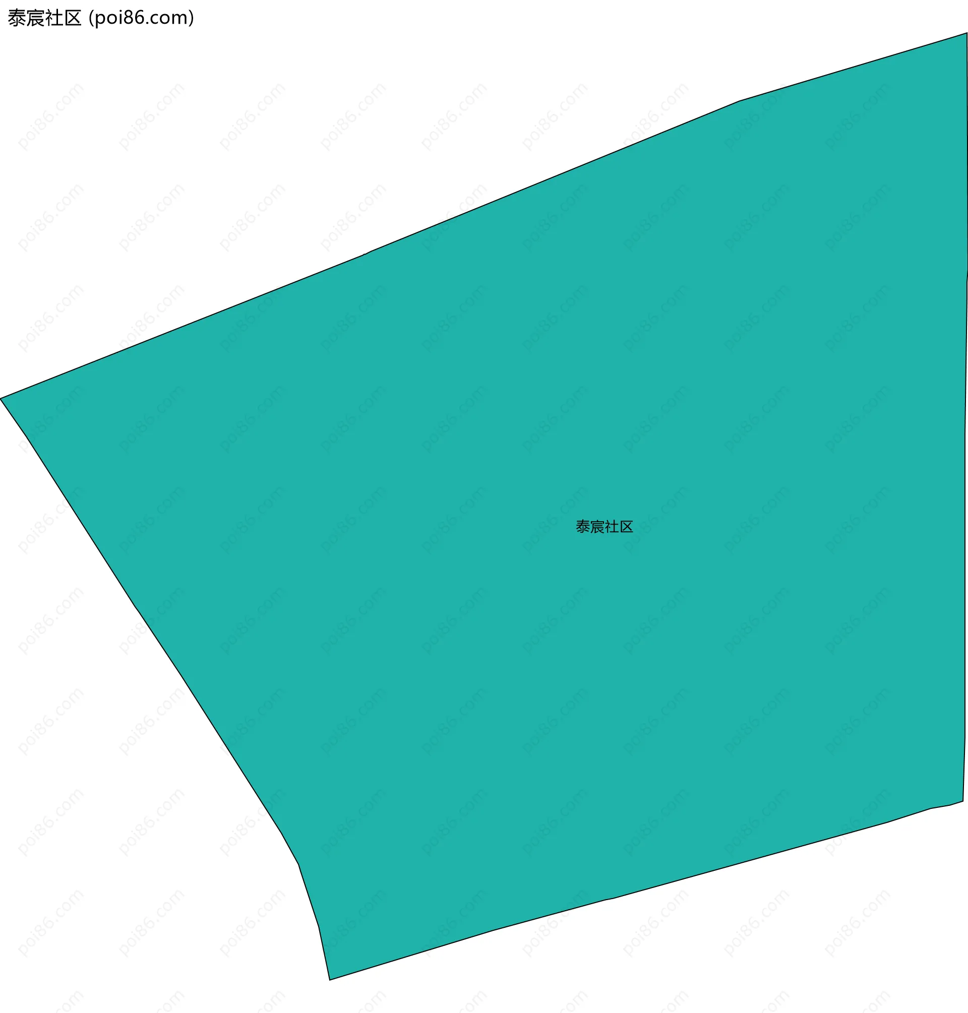 泰宸社区边界地图