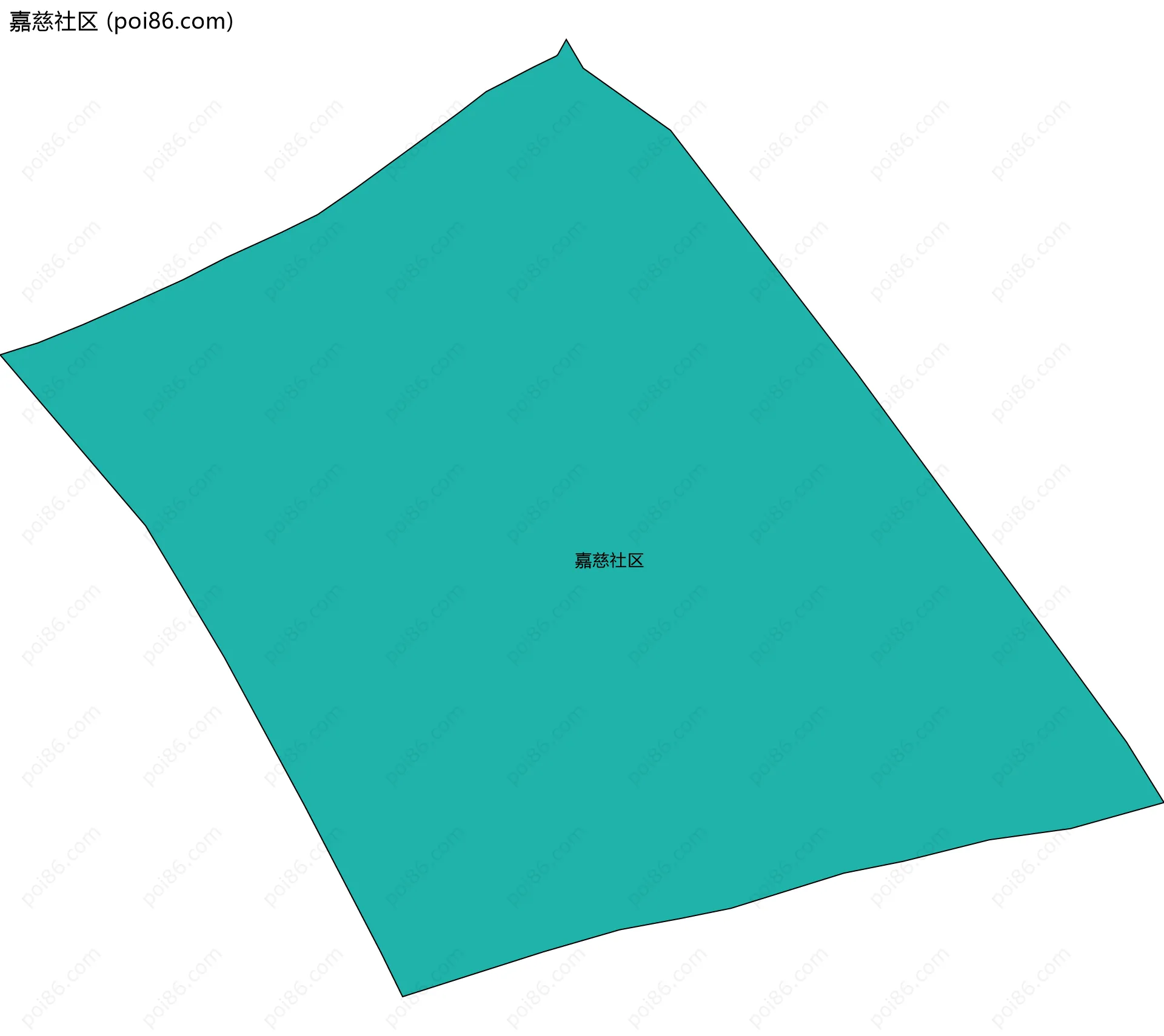 嘉慈社区边界地图