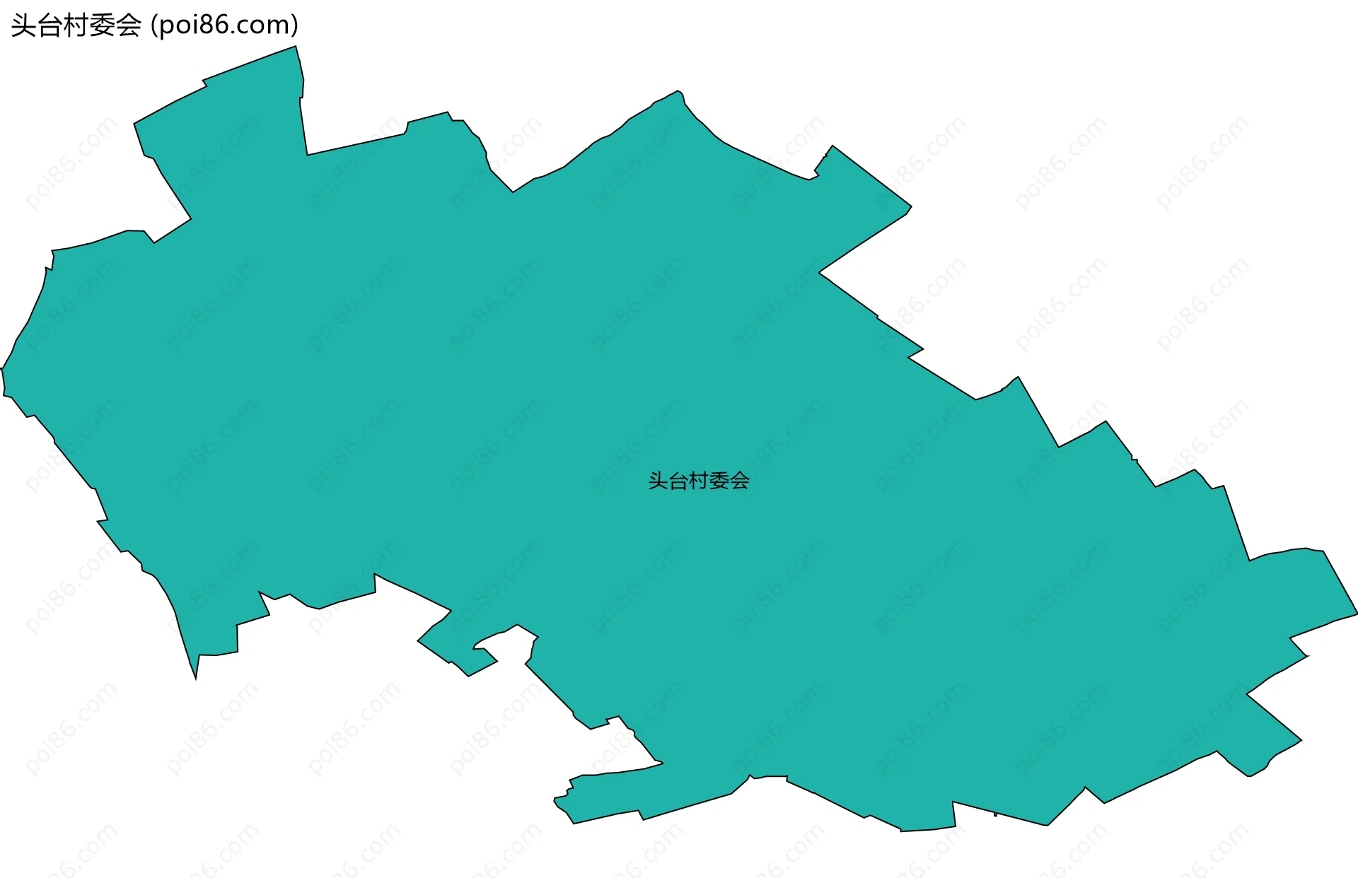 头台村委会边界地图