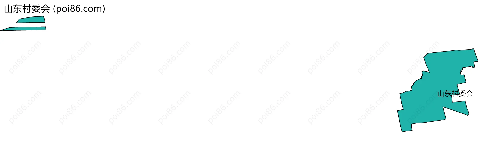 山东村委会边界地图