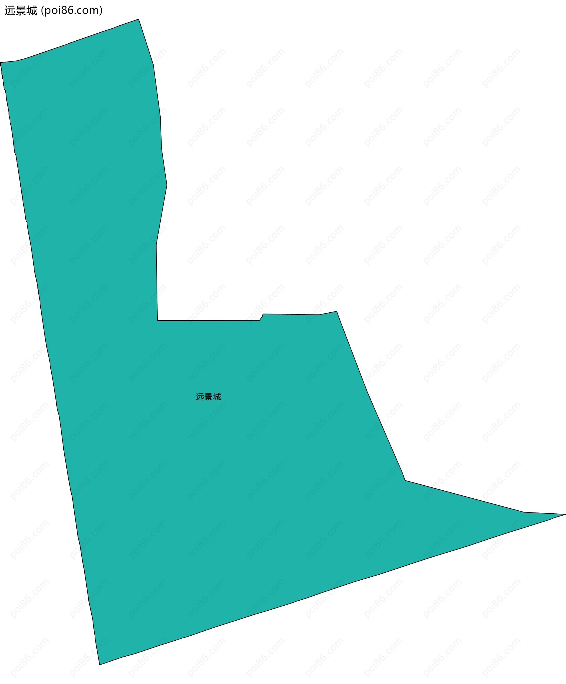 远景城边界地图