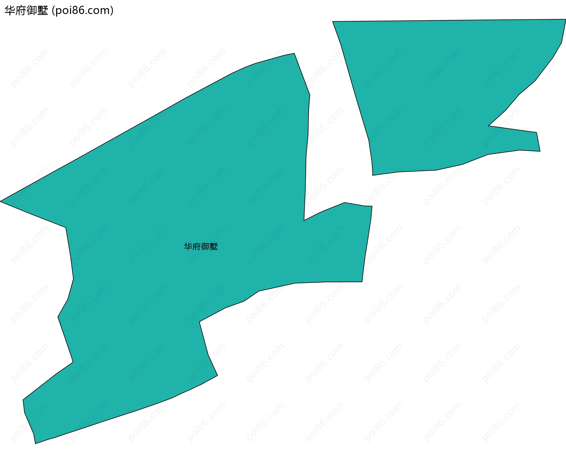 华府御墅边界地图