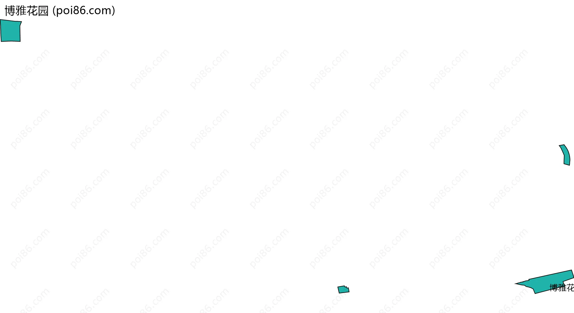 博雅花园边界地图