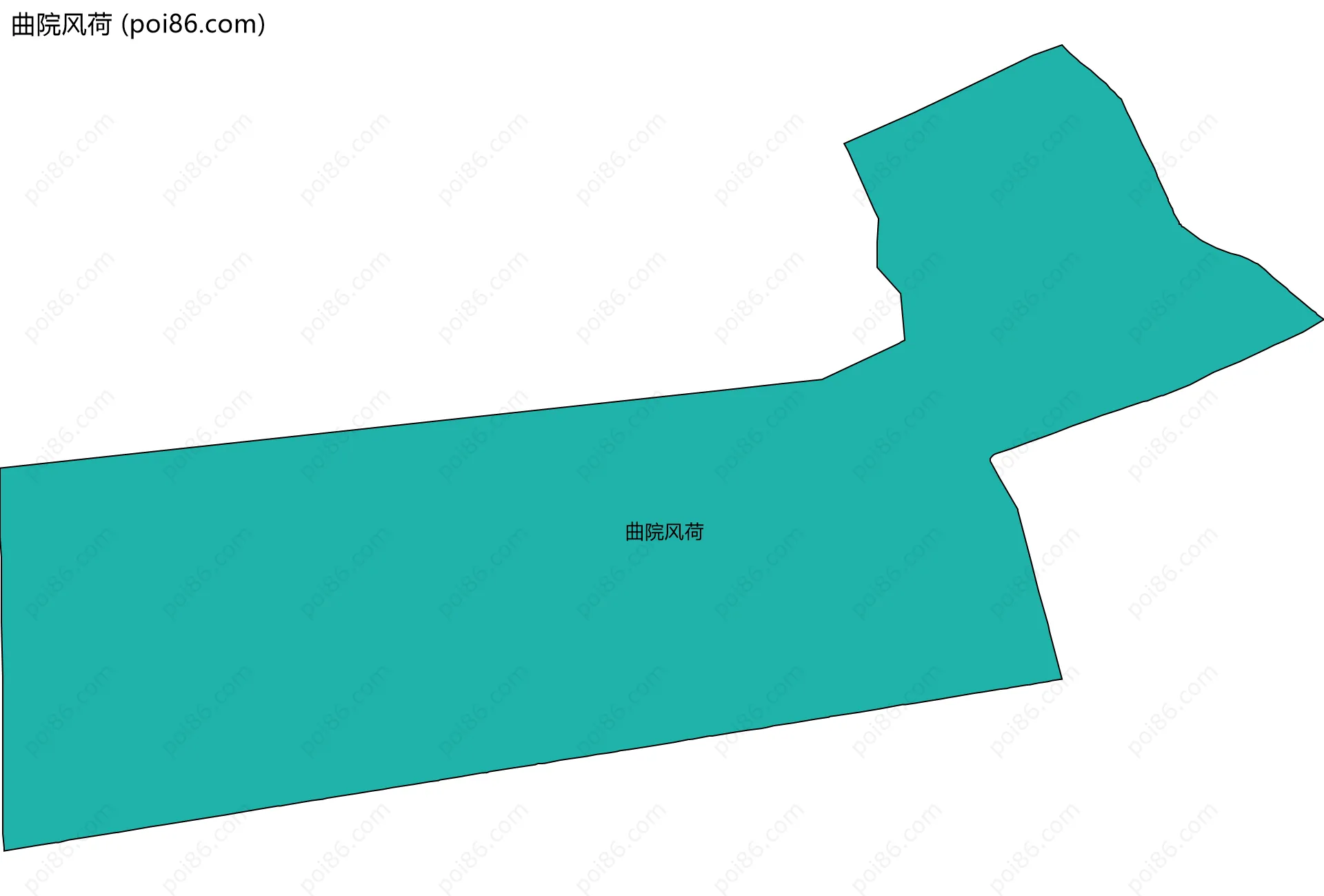 曲院风荷边界地图
