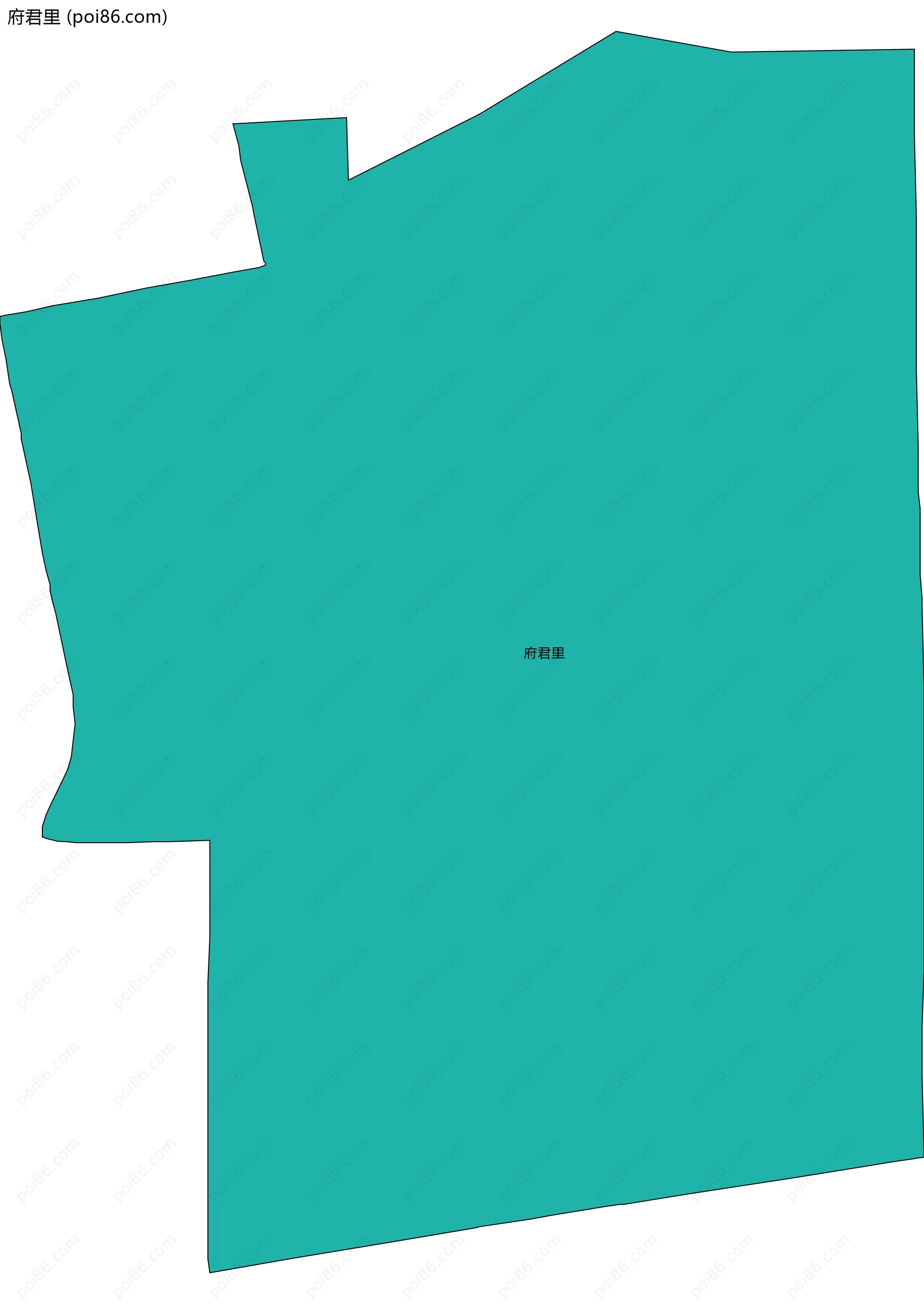 府君里边界地图