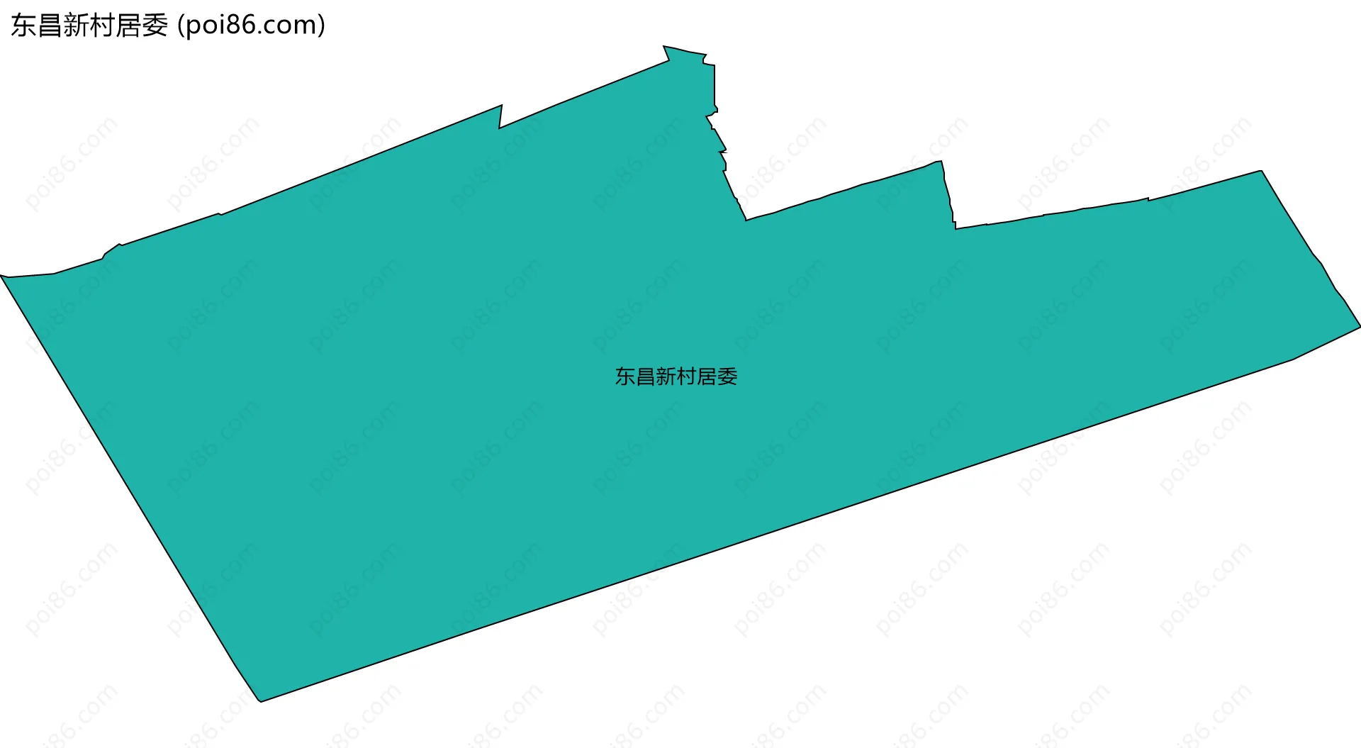 东昌新村居委边界地图
