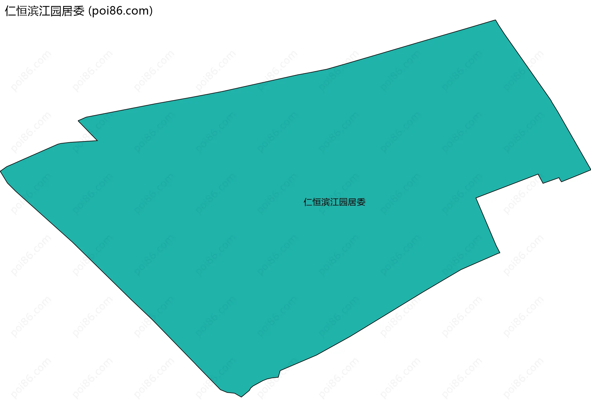 仁恒滨江园居委边界地图